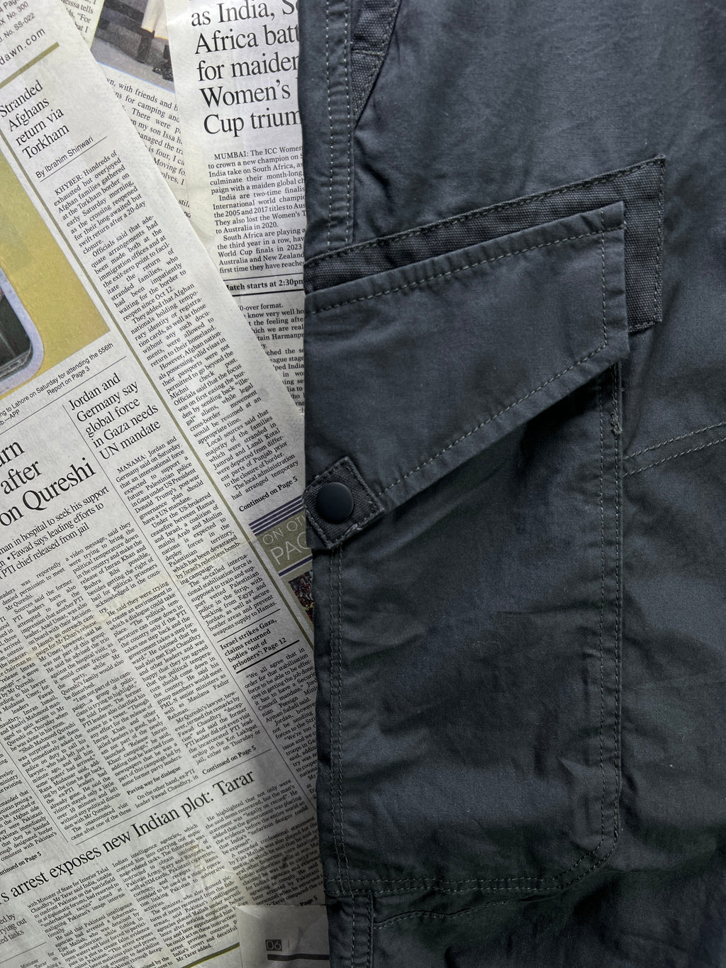 F&F® Waist: 38" to 40" | Grey | Cargo Trouser | 2638 - Genuine Maal