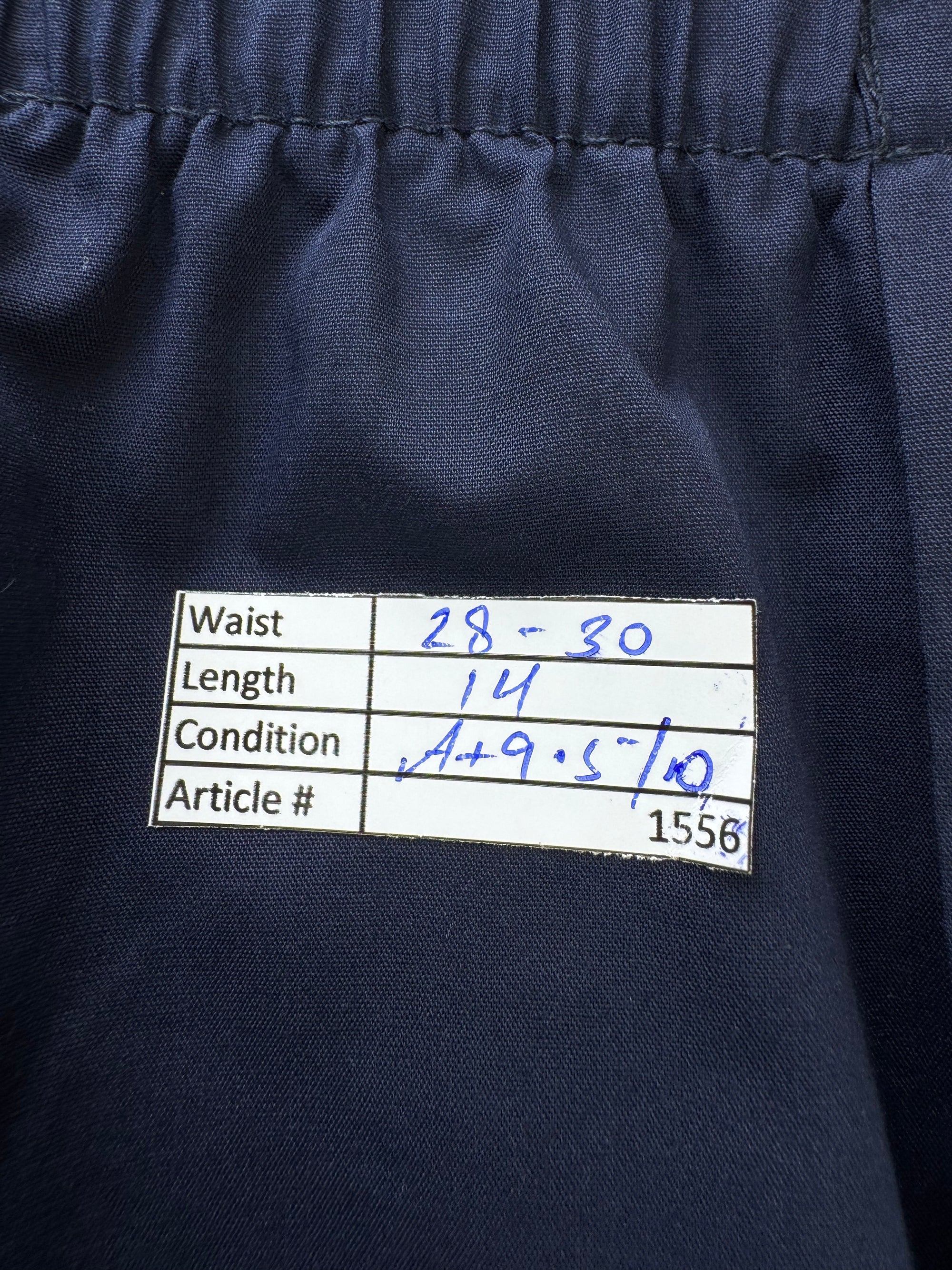 N*ke® Waist: 28" to 30" | Blue | Sports Shorts | Polyester - Cotton | 1556 - Genuine Maal