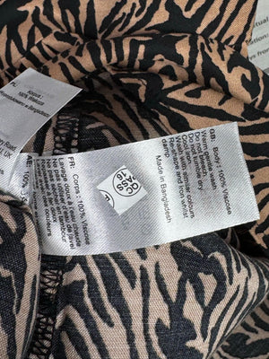 New Look® Small | Bust: 18" | Zebra Print | Maxi Dress | B9 - 5086 - Genuine Maal