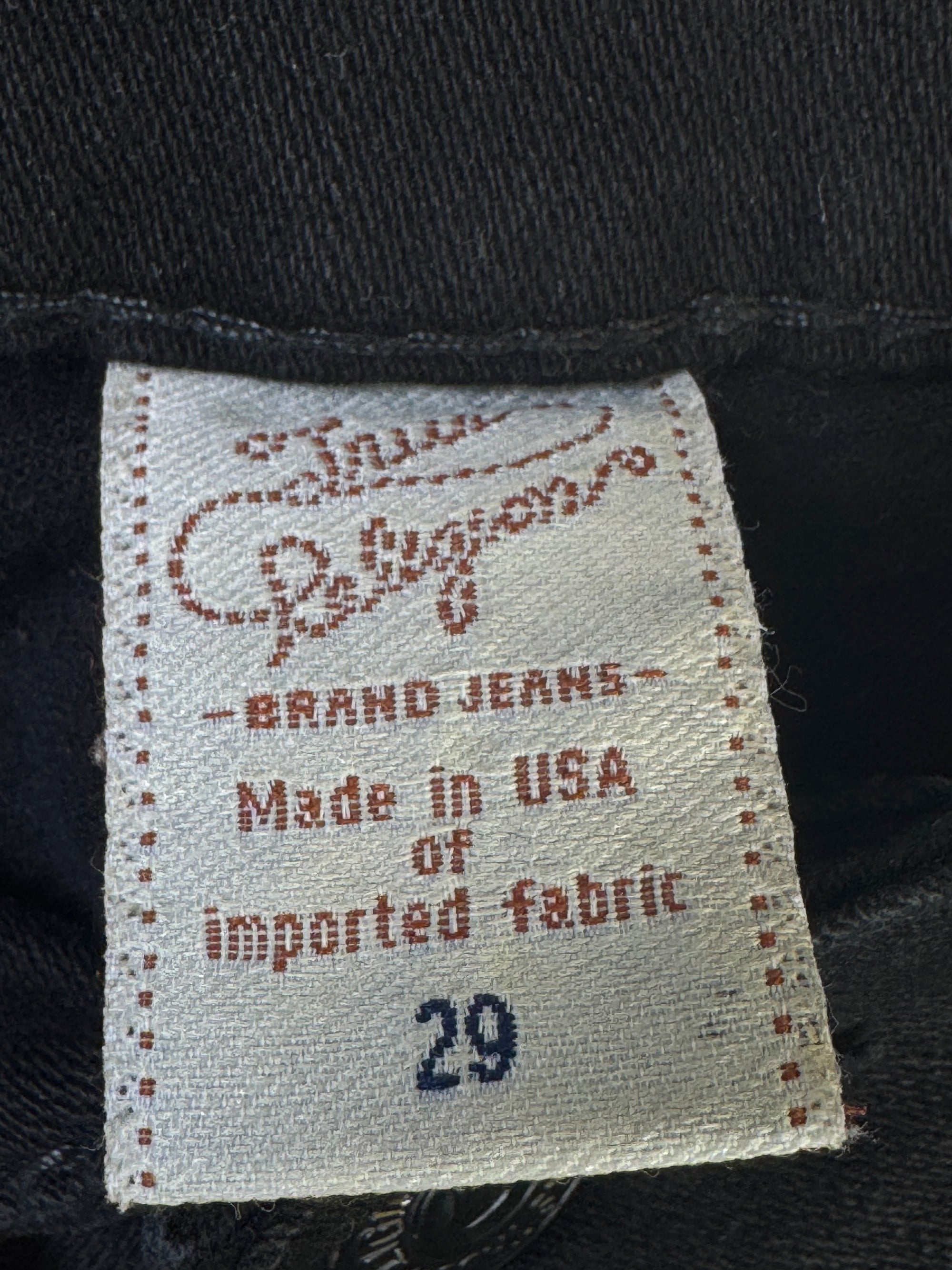 True Religion® Waist: 29" to 30" | Black | Bell Bottom Denim Pant | Made in USA | 2671 | Women - Genuine Maal