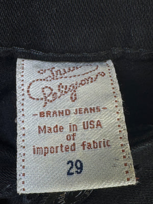 True Religion® Waist: 29" to 30" | Black | Bell Bottom Denim Pant | Made in USA | 2671 | Women - Genuine Maal