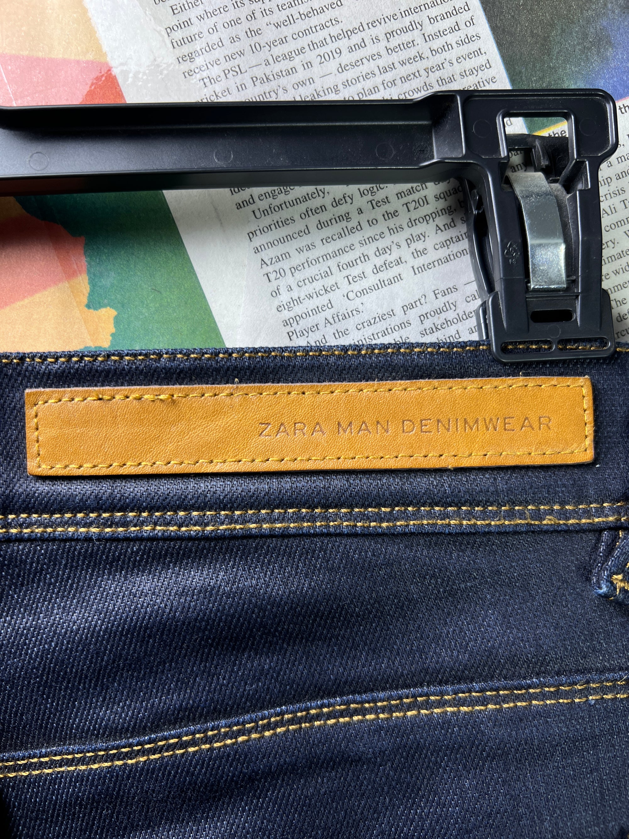 Zara® Waist: 30" to 32" | Blue | Short Length Denim Pant | 2620 - Genuine Maal