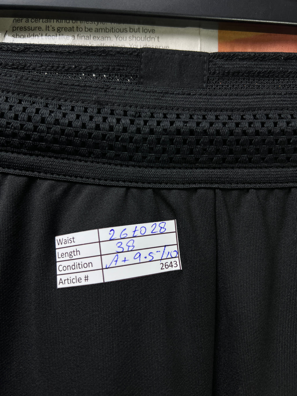 N*ke® Waist: 26" to 28" | Black | Chelsea Trouser | 2643 - Genuine Maal