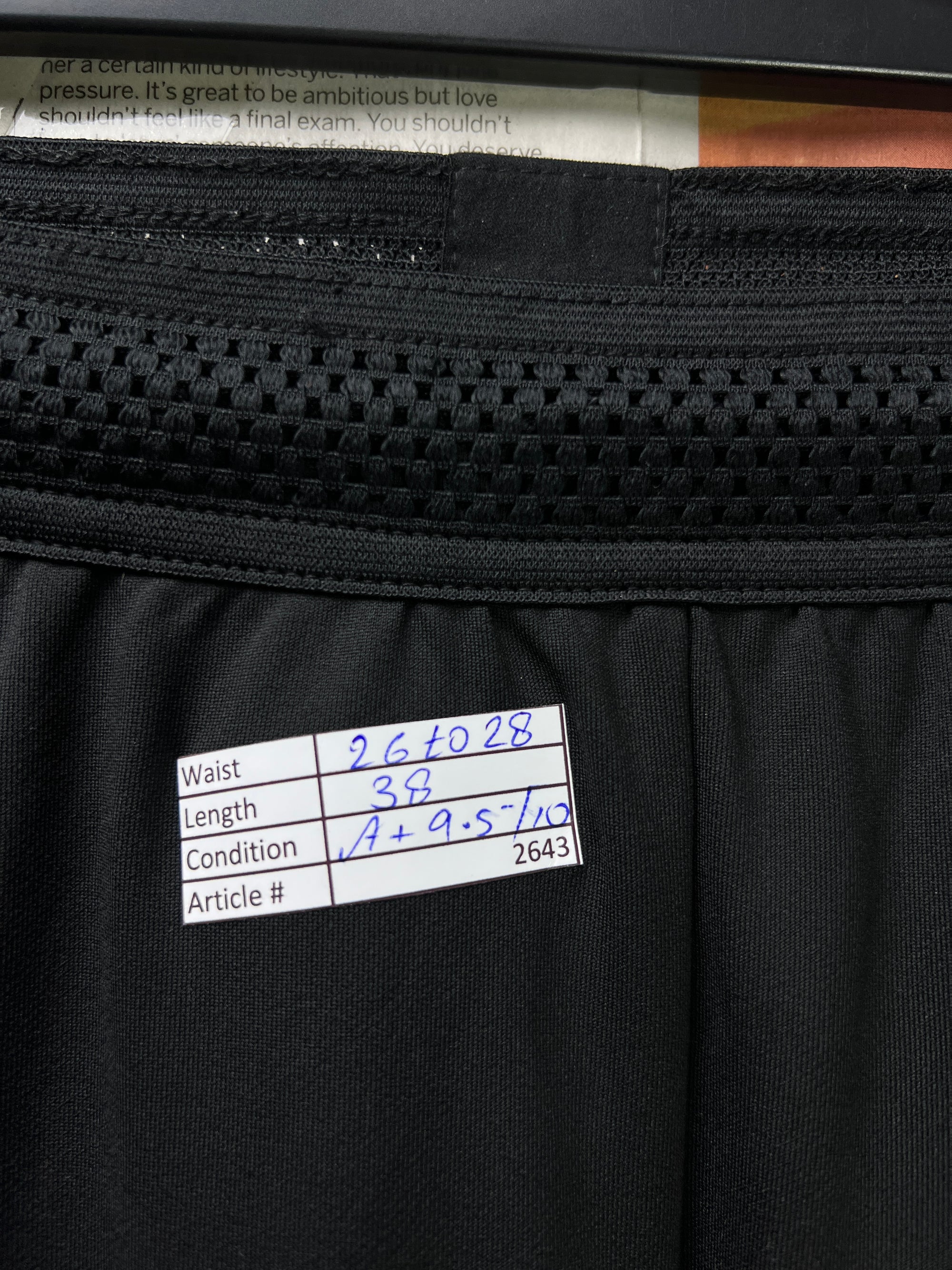 N*ke® Waist: 26" to 28" | Black | Chelsea Trouser | 2643 - Genuine Maal