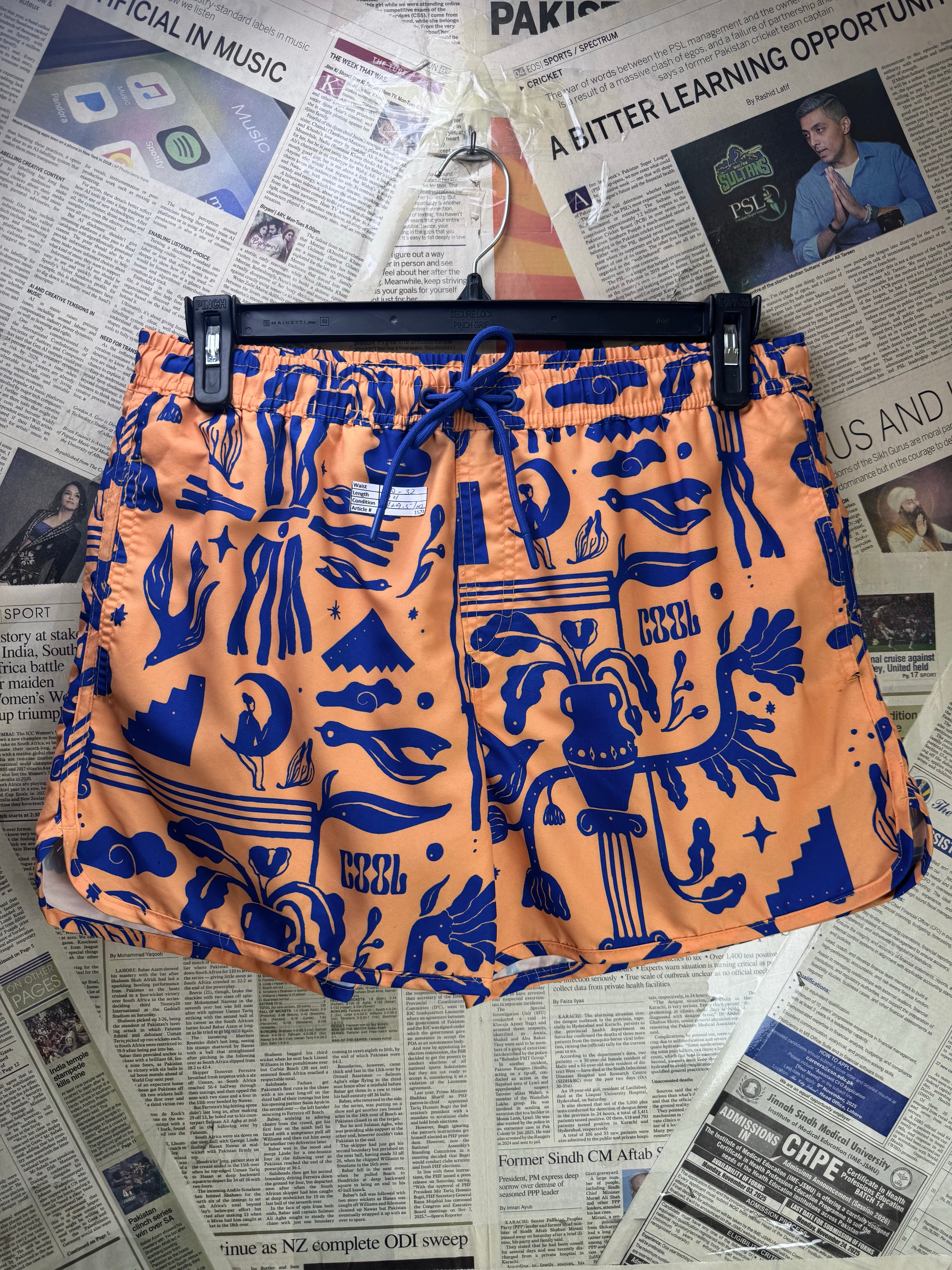 Zara® Waist: 30" to 32" | Swim Shorts | Poly | 1571 - Genuine Maal