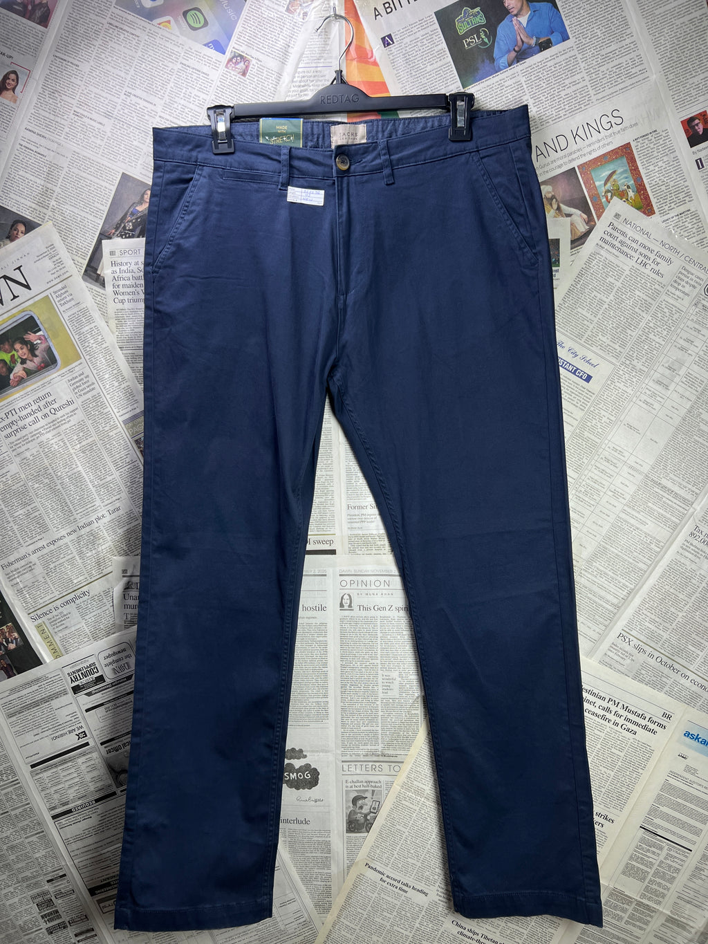 Jachs® Waist: 36" to 38" | Blue | Chino Pant | 2614 - Genuine Maal