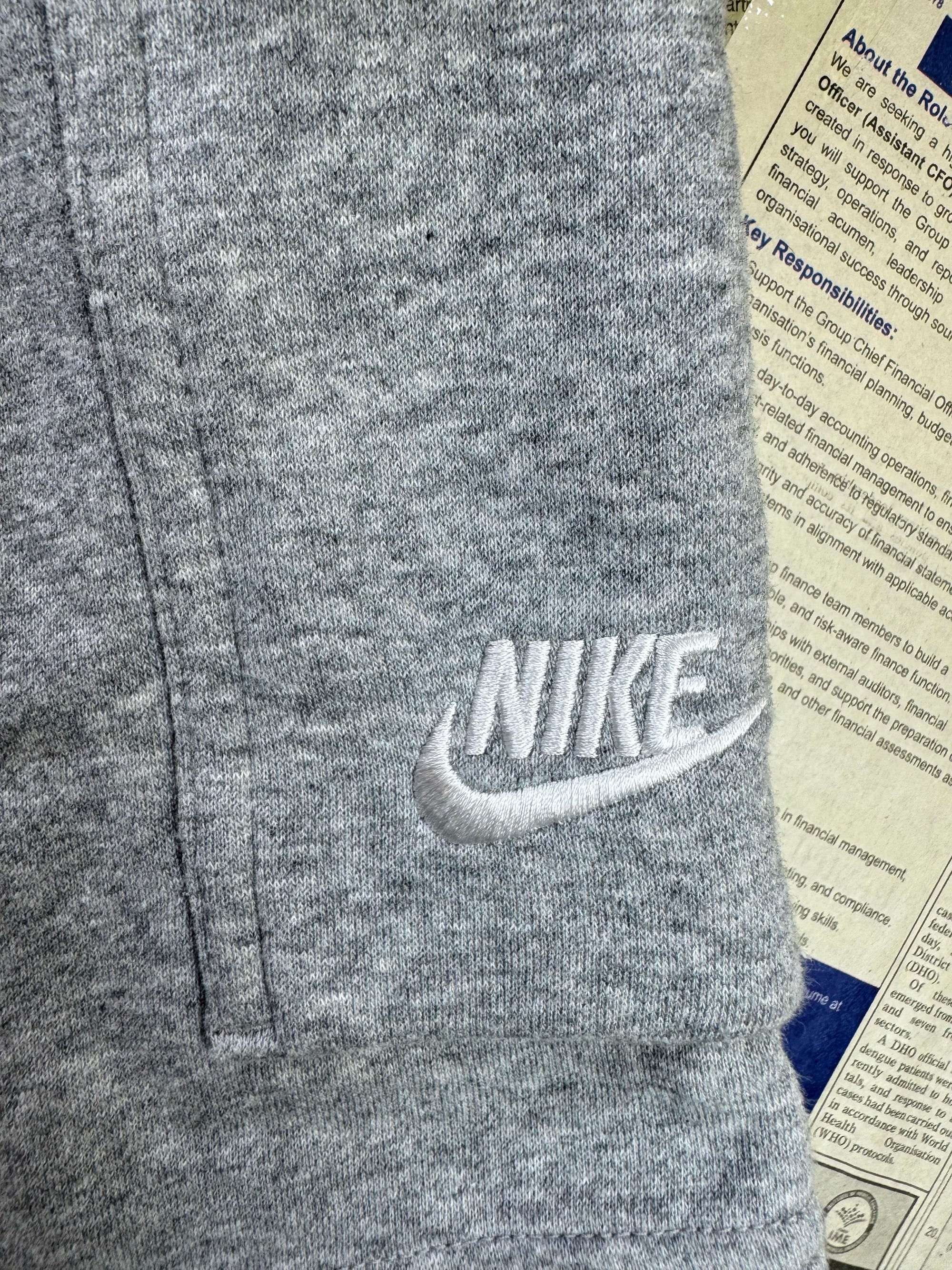 N*ke® Waist: 28" to 30" | Grey | Shorts | Cotton - Poly | Inner Fleece | 1593 - Genuine Maal