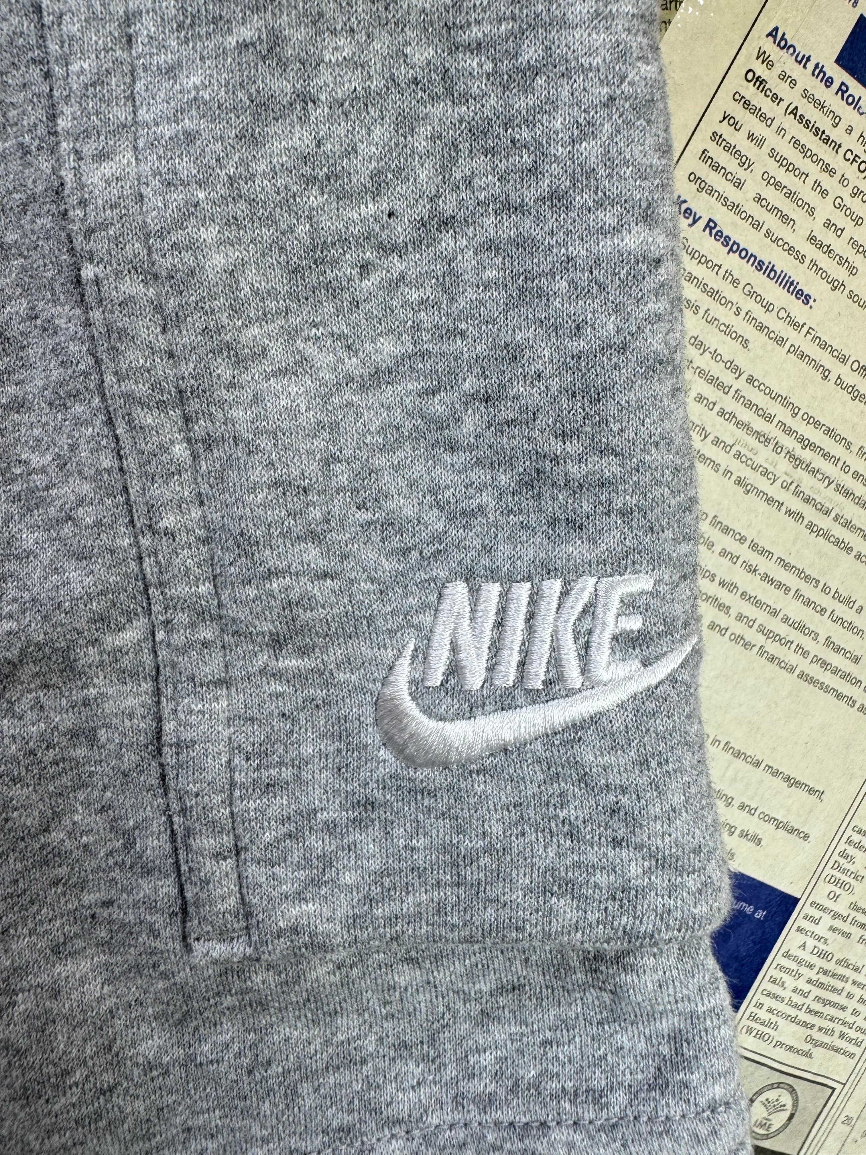 N*ke® Waist: 28" to 30" | Grey | Shorts | Cotton - Poly | Inner Fleece | 1593 - Genuine Maal