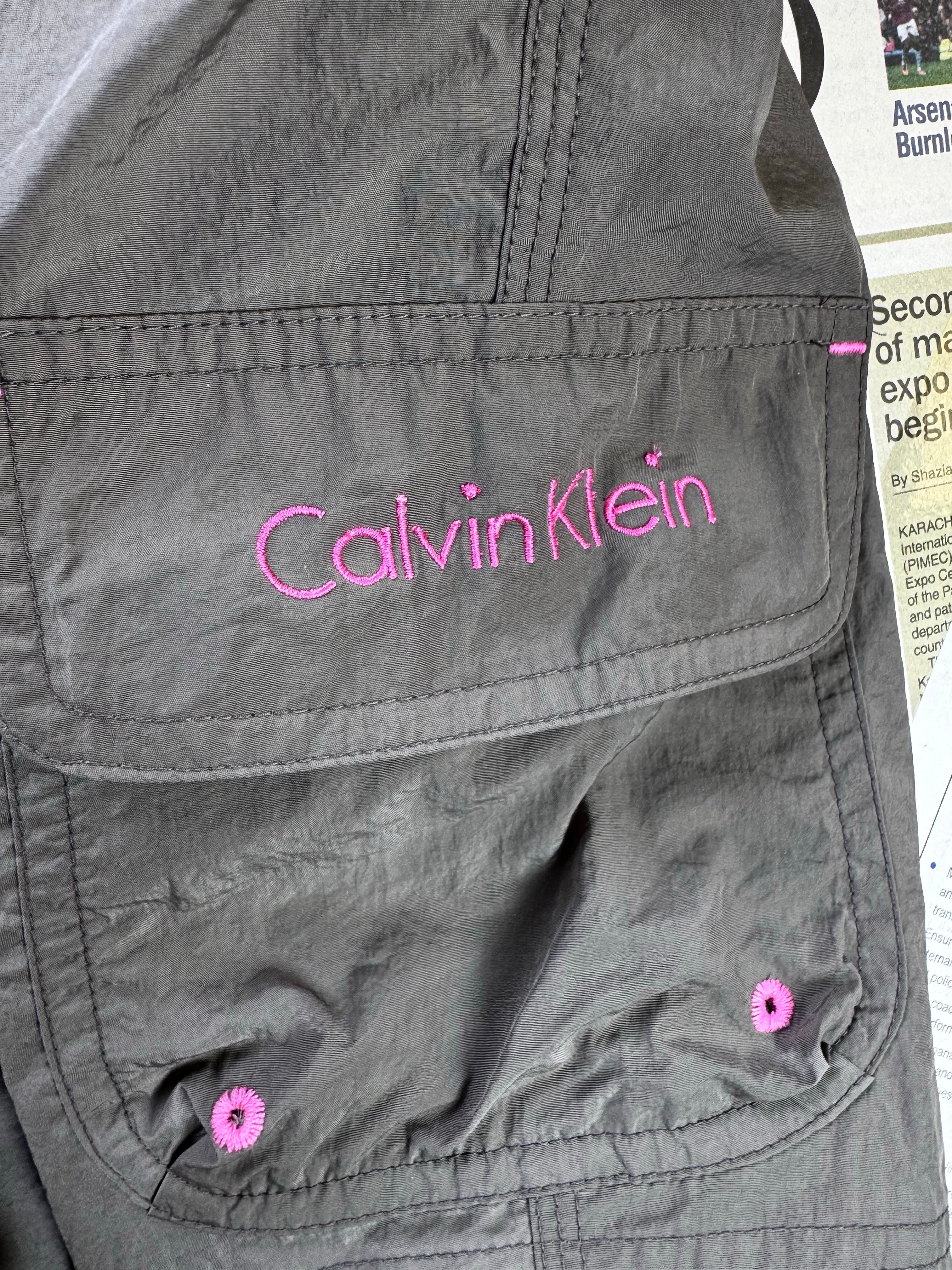C*lvin Klein® Waist: 38" | Brown | Swim Shorts | Nylon | 1577 - Genuine Maal