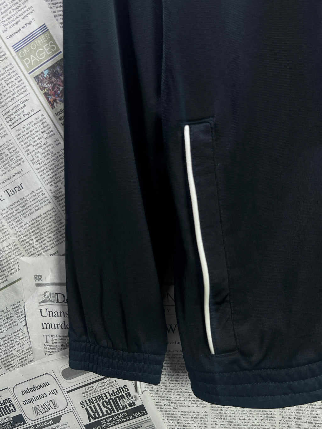 Adid*s® Small | Chest: 20" | Black | Jacket | 1890 - Genuine Maal