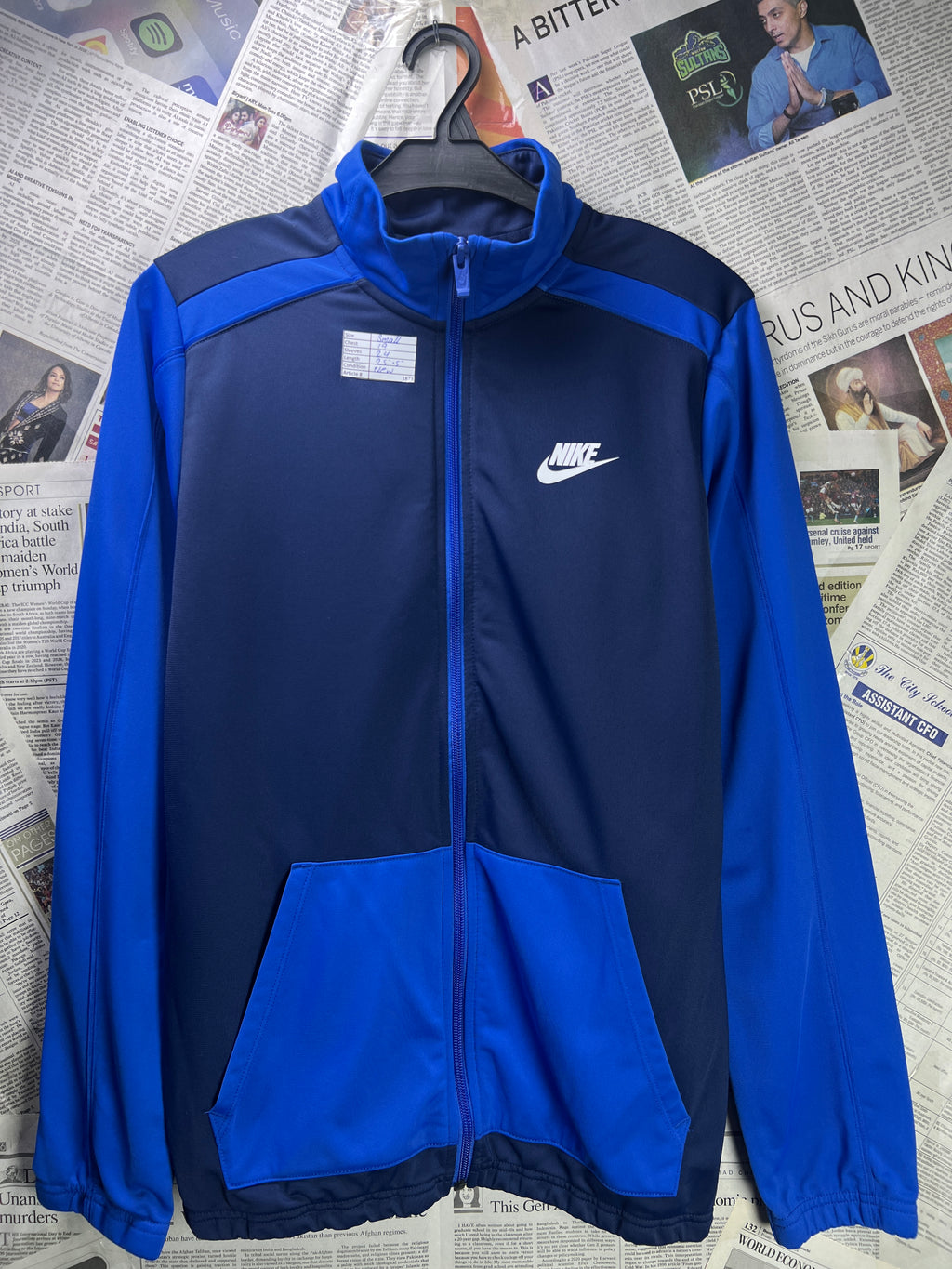 N*ke® Small | Chest: 19" | Blue | Jacket | 1873 - Genuine Maal