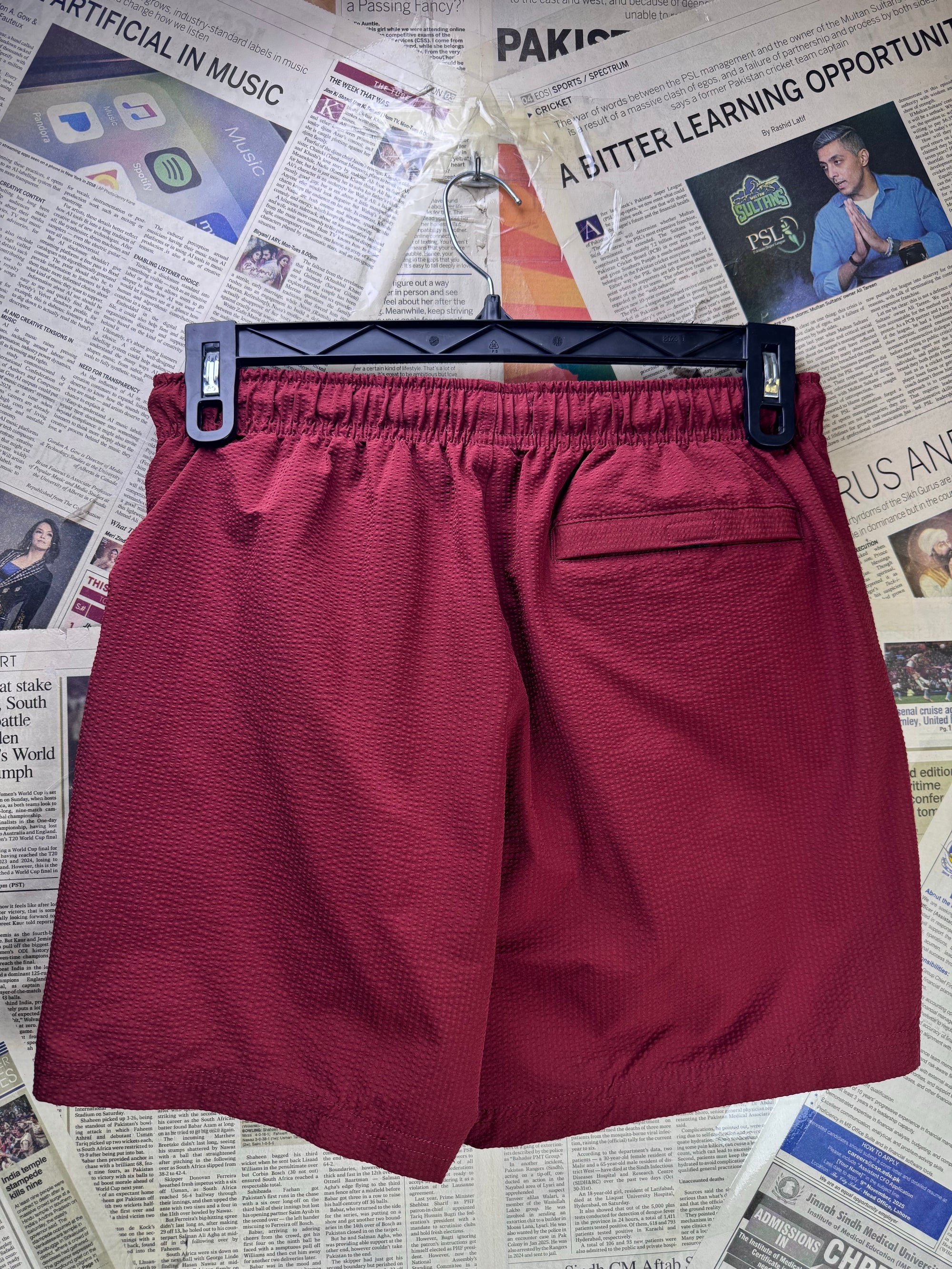 Primark® Waist: 28" to 30" | Maroon | Swim Shorts | Poly | 1575 - Genuine Maal