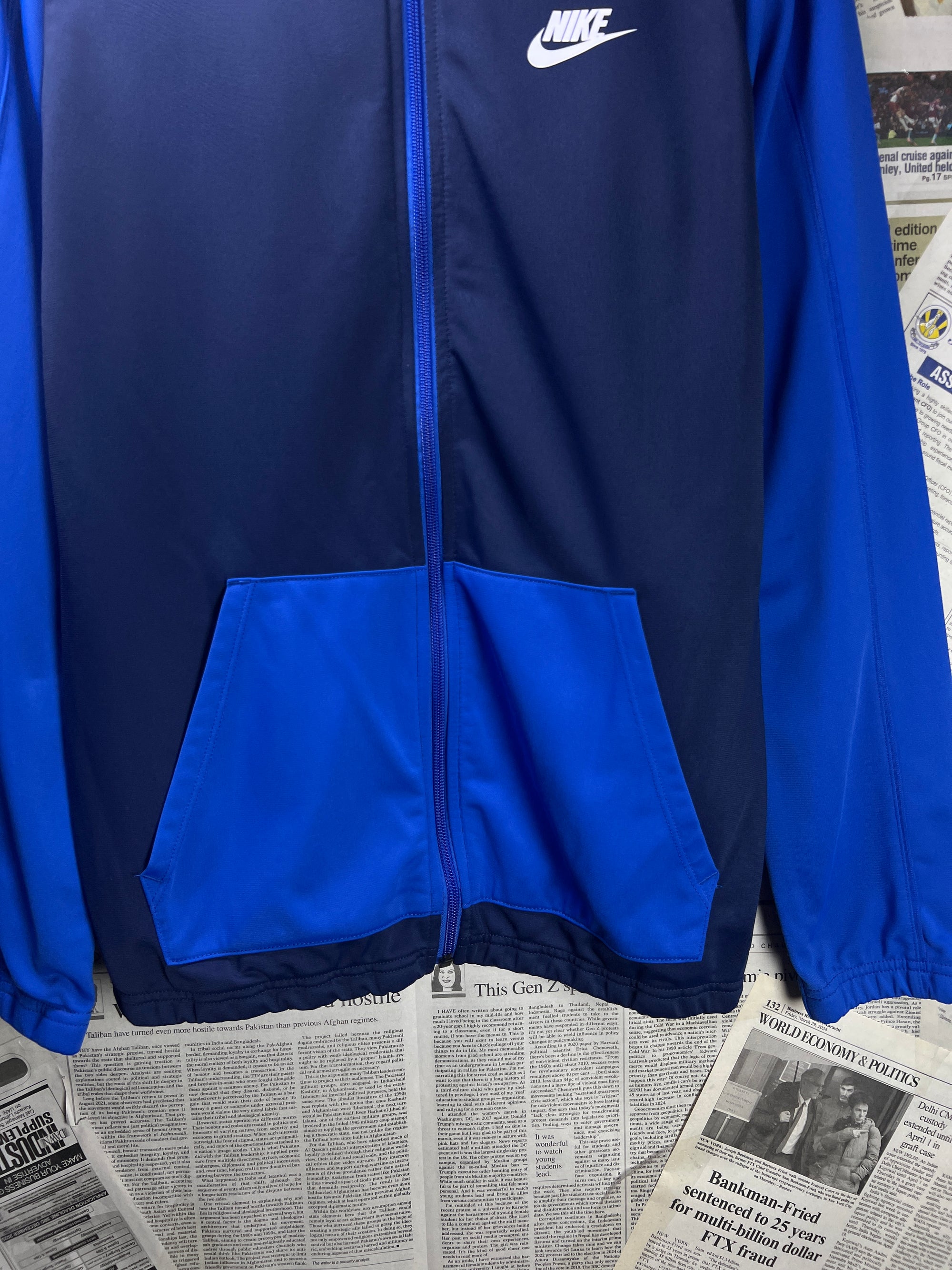 N*ke® Small | Chest: 19" | Blue | Jacket | 1873 - Genuine Maal