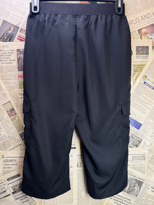 ® Waist: 28" to 30" | Black | 3 - Quarters Shorts | Poly - Spandex | 1550 - Genuine Maal