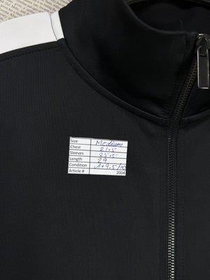 KWD® Medium | Chest: 21.5" | Black with Floral on Sleeves | Jacket | Inner: Stretched | 2004 - Genuine Maal