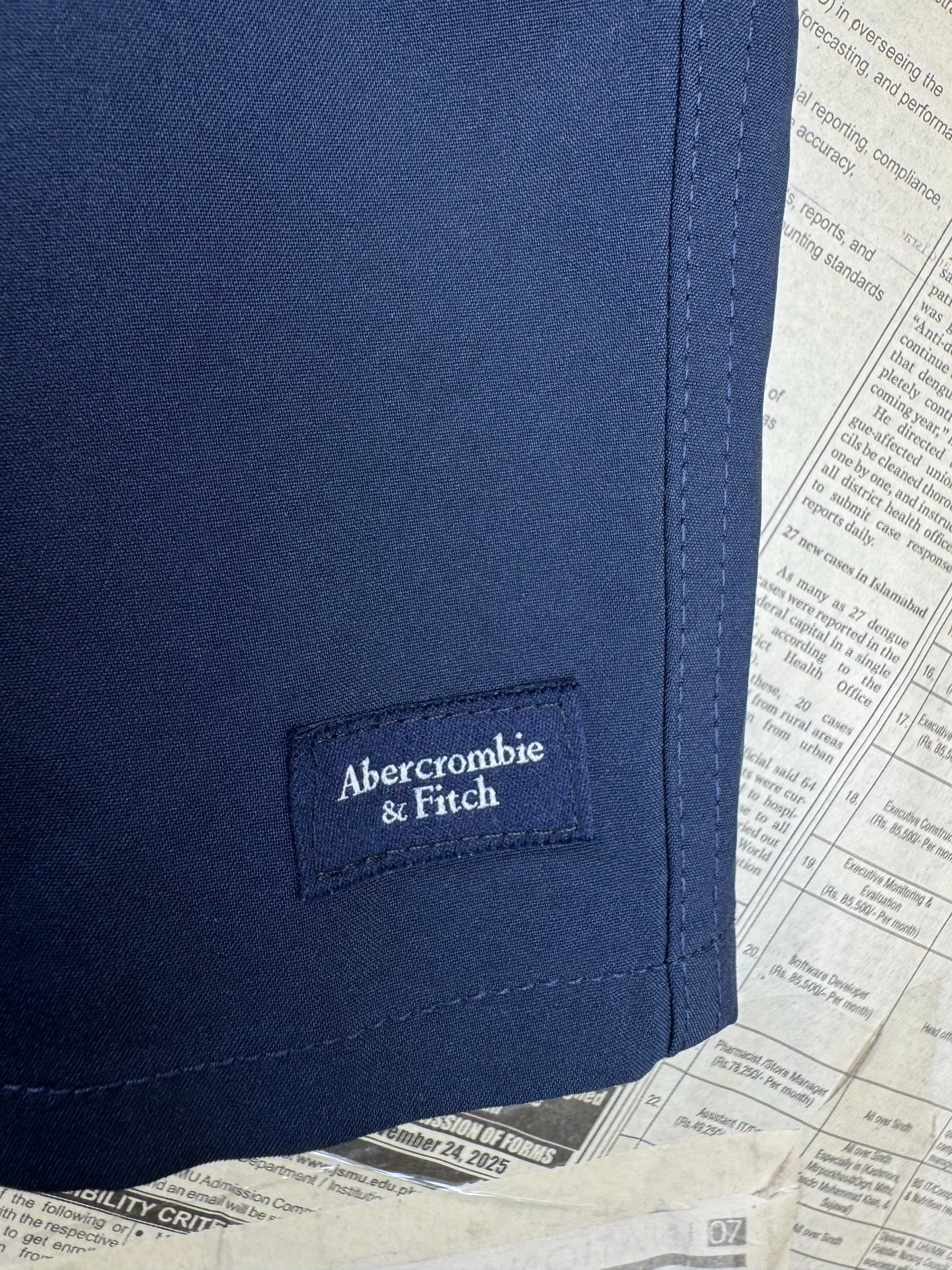 Ambercrombie & Fitch® Waist: 34" to 36" | Blue | Sports Shorts | Poly | 1588 - Genuine Maal