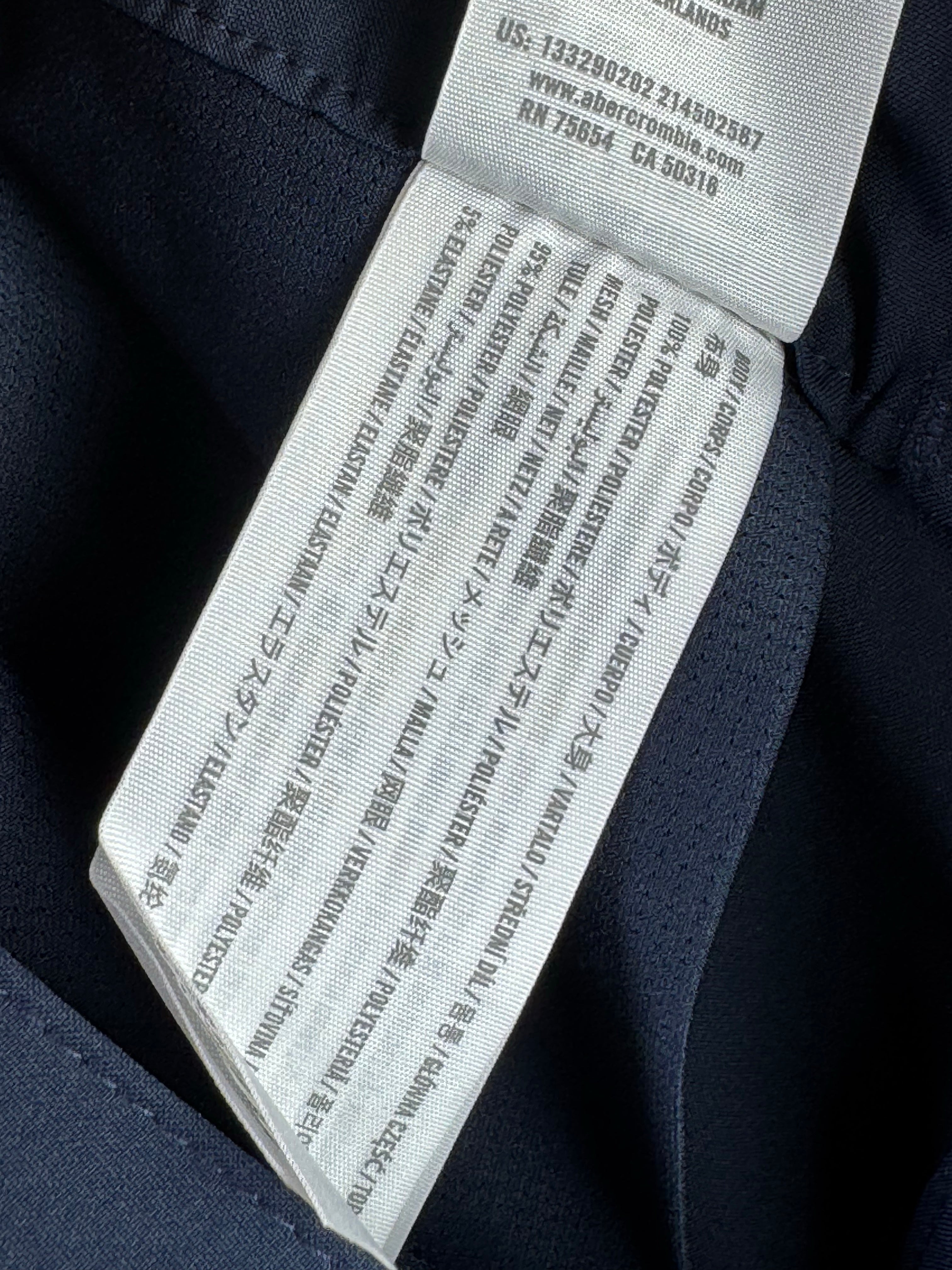 Ambercrombie & Fitch® Waist: 34" to 36" | Blue | Sports Shorts | Poly | 1588 - Genuine Maal