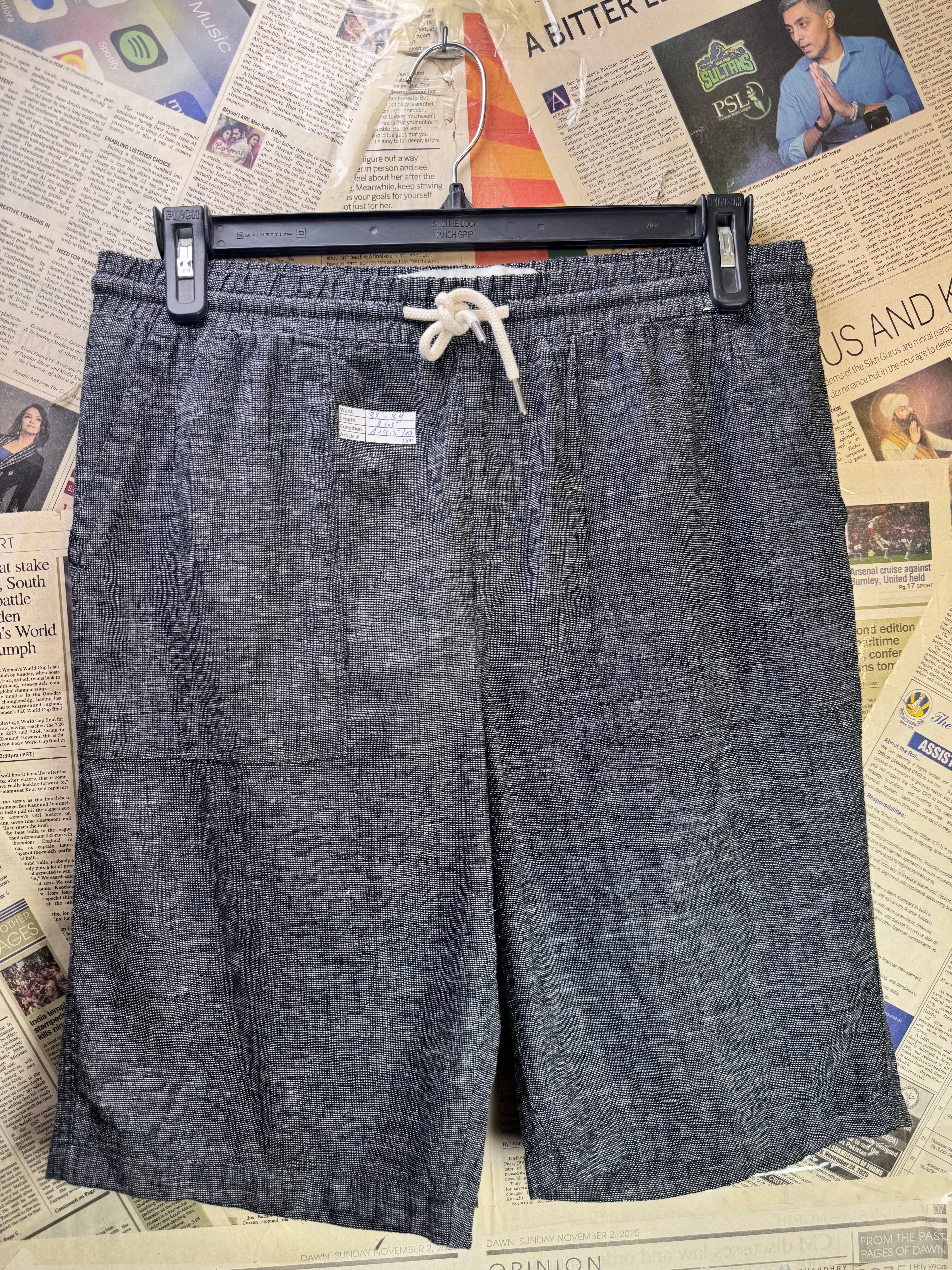 Denim & Co.® Waist: 32" to 34" | Shorts | Linen - Cotton | 1594 - Genuine Maal