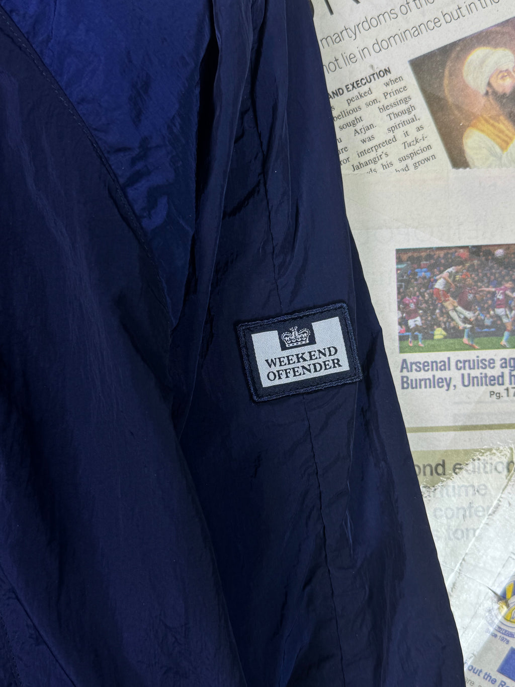 Weekend Offender® Medium | Chest: 21.5" | Navy Blue | Bomber Jacket | 2201 - Genuine Maal