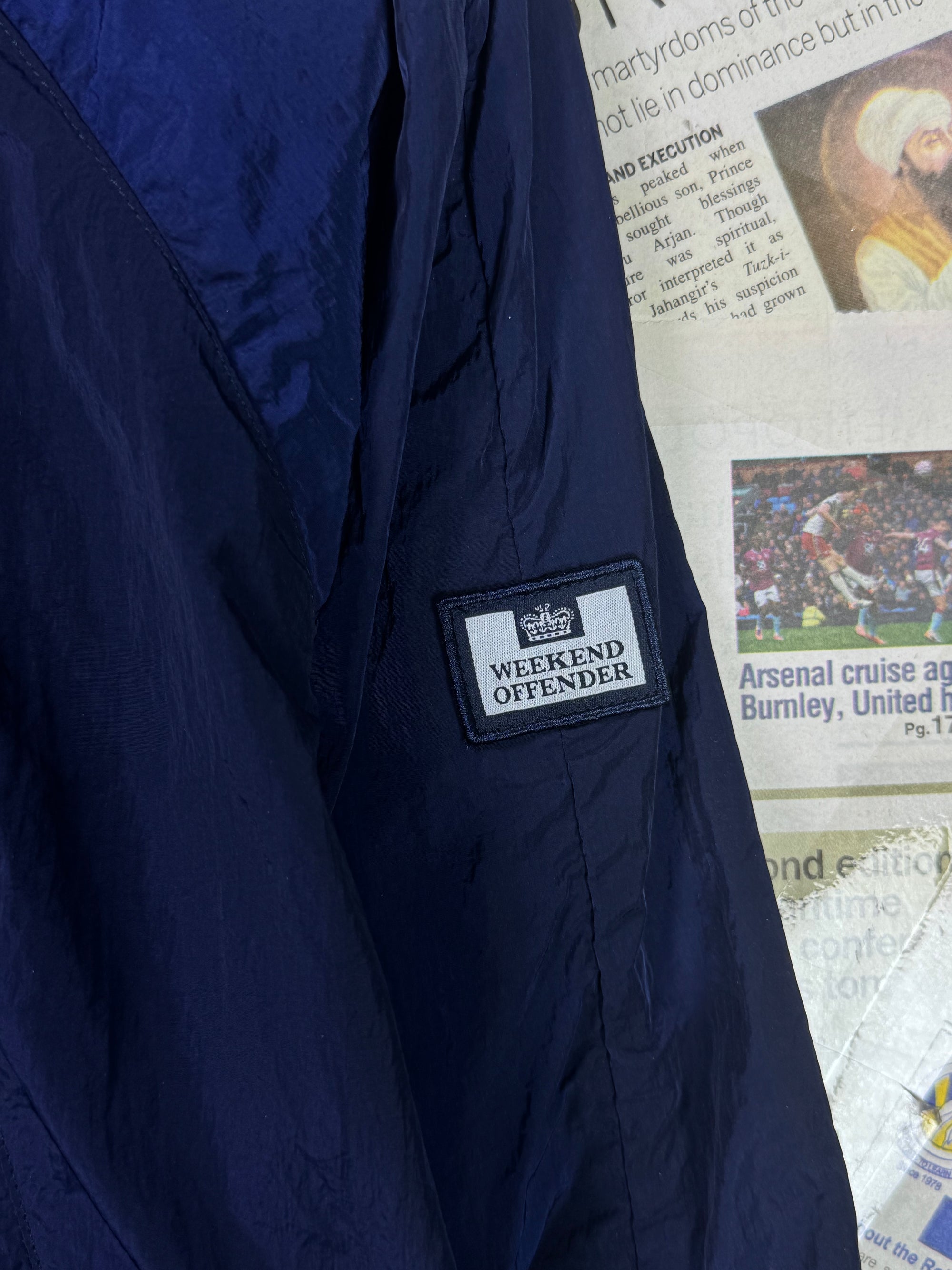 Weekend Offender® Medium | Chest: 21.5" | Navy Blue | Bomber Jacket | 2201 - Genuine Maal