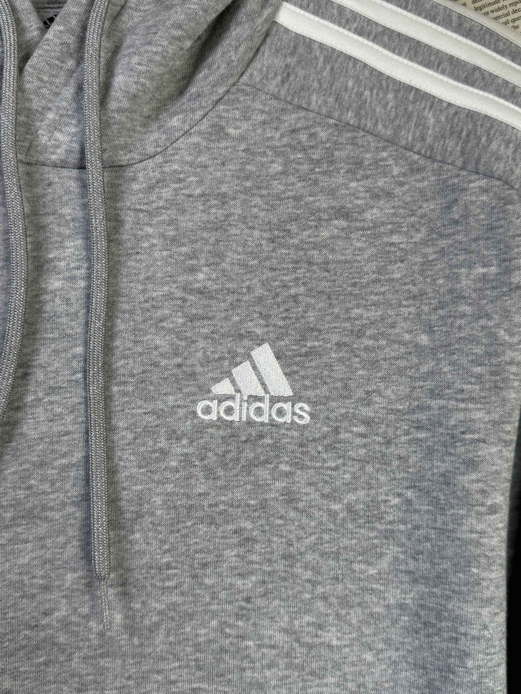 Adid*s® Small | Chest: 20.5" | Grey | Hoodie | Cotton - Poly | 2183 - Genuine Maal