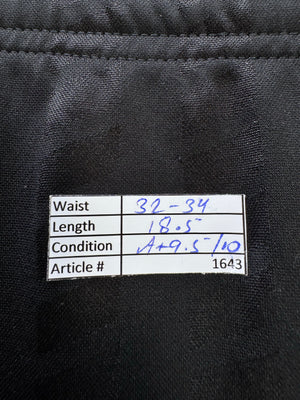 N*ke® Waist: 32" to 34" | Black | Sports Shorts | Poly | 1643 - Genuine Maal