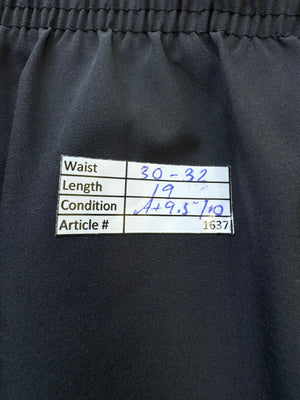 Aptus® Waist: 30" to 32" | Black | Gym Shorts | Poly - Elastane | 1637 - Genuine Maal