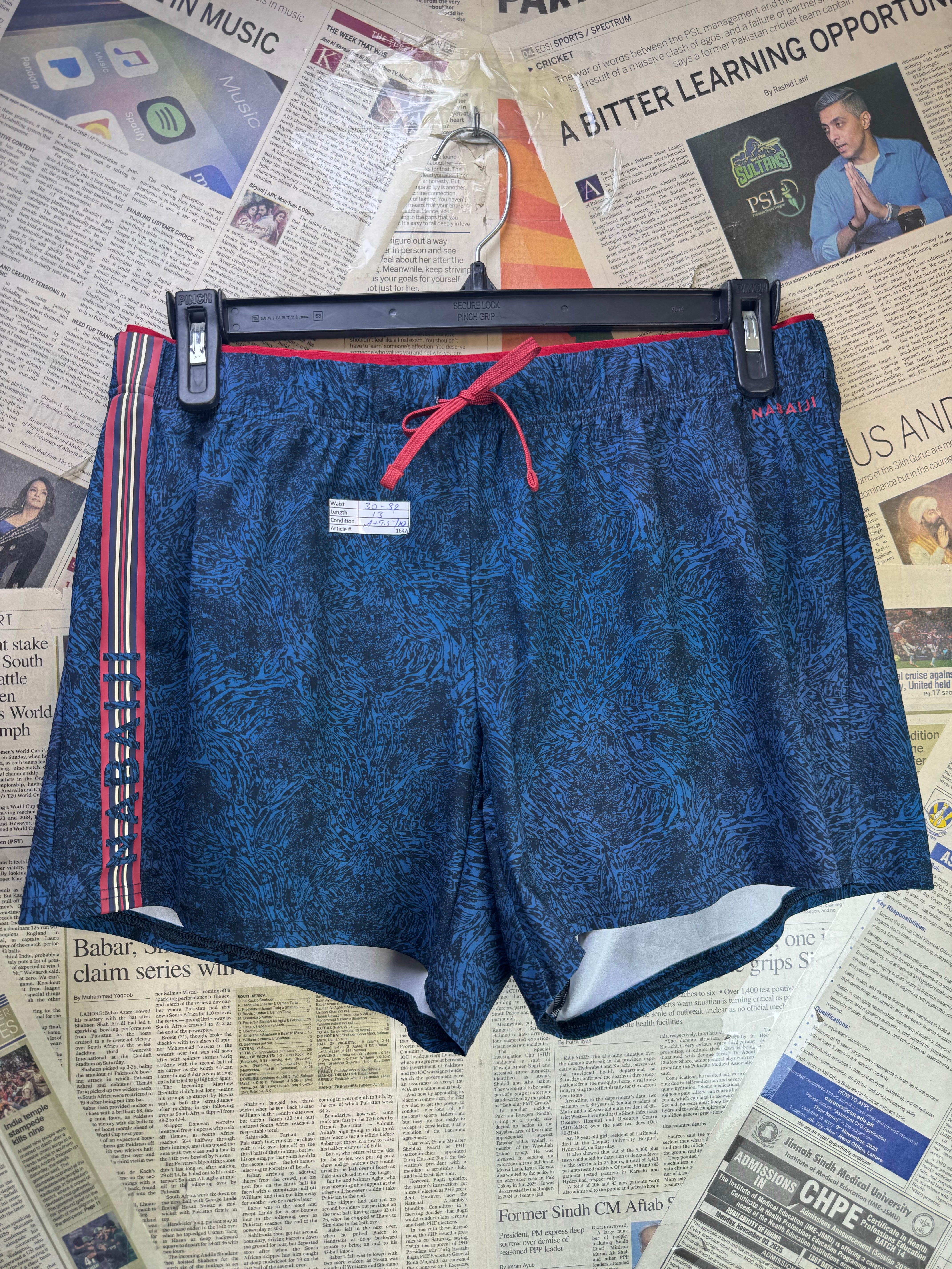 Nabaiji® Waist: 30" to 32" | Blue | Swim Shorts | 1642 - Genuine Maal