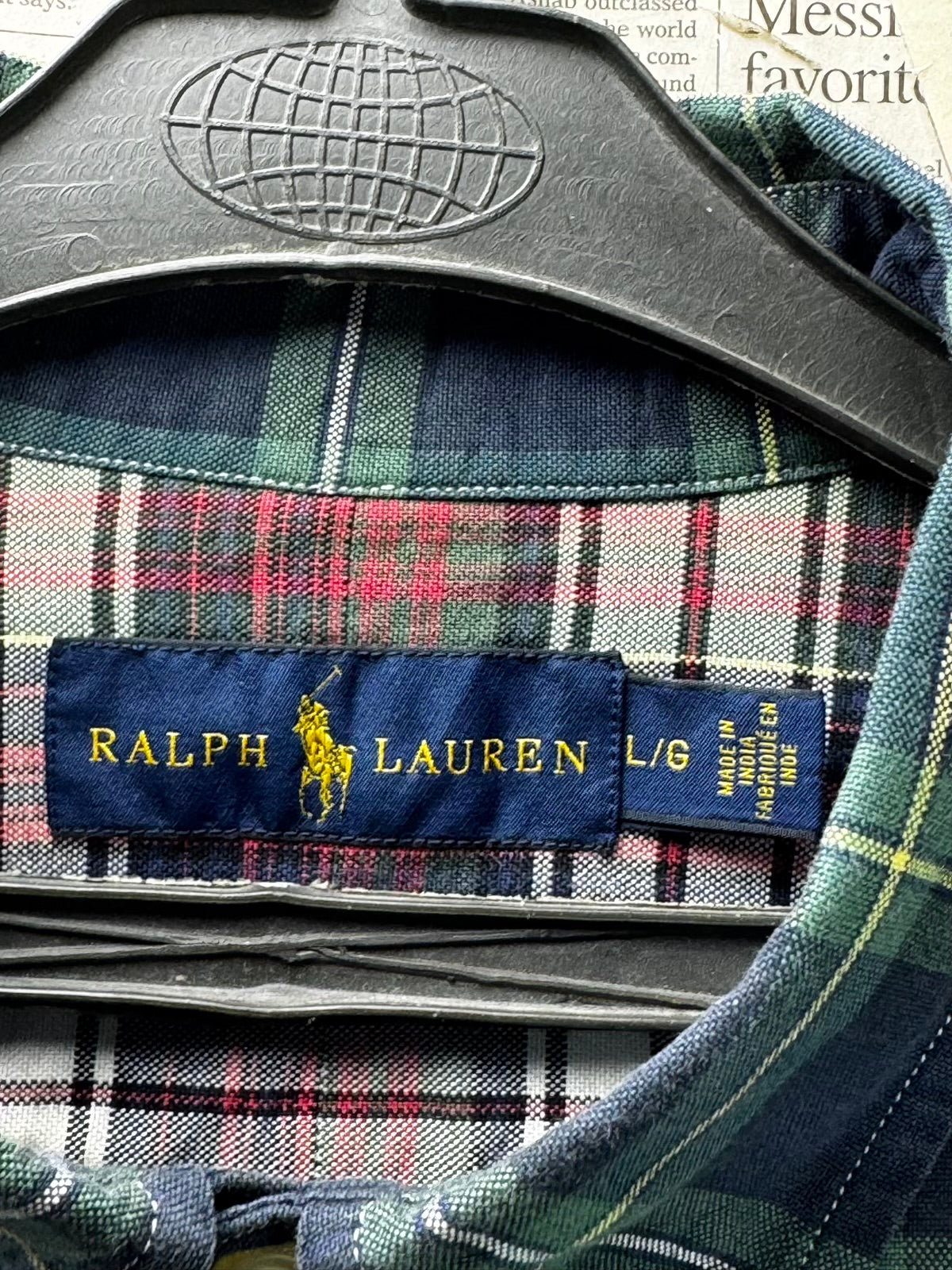 Ralph Lauren® XL | Chest: 25" | Stiff Shirt | Cotton | M44 - 8210 (Preloved)