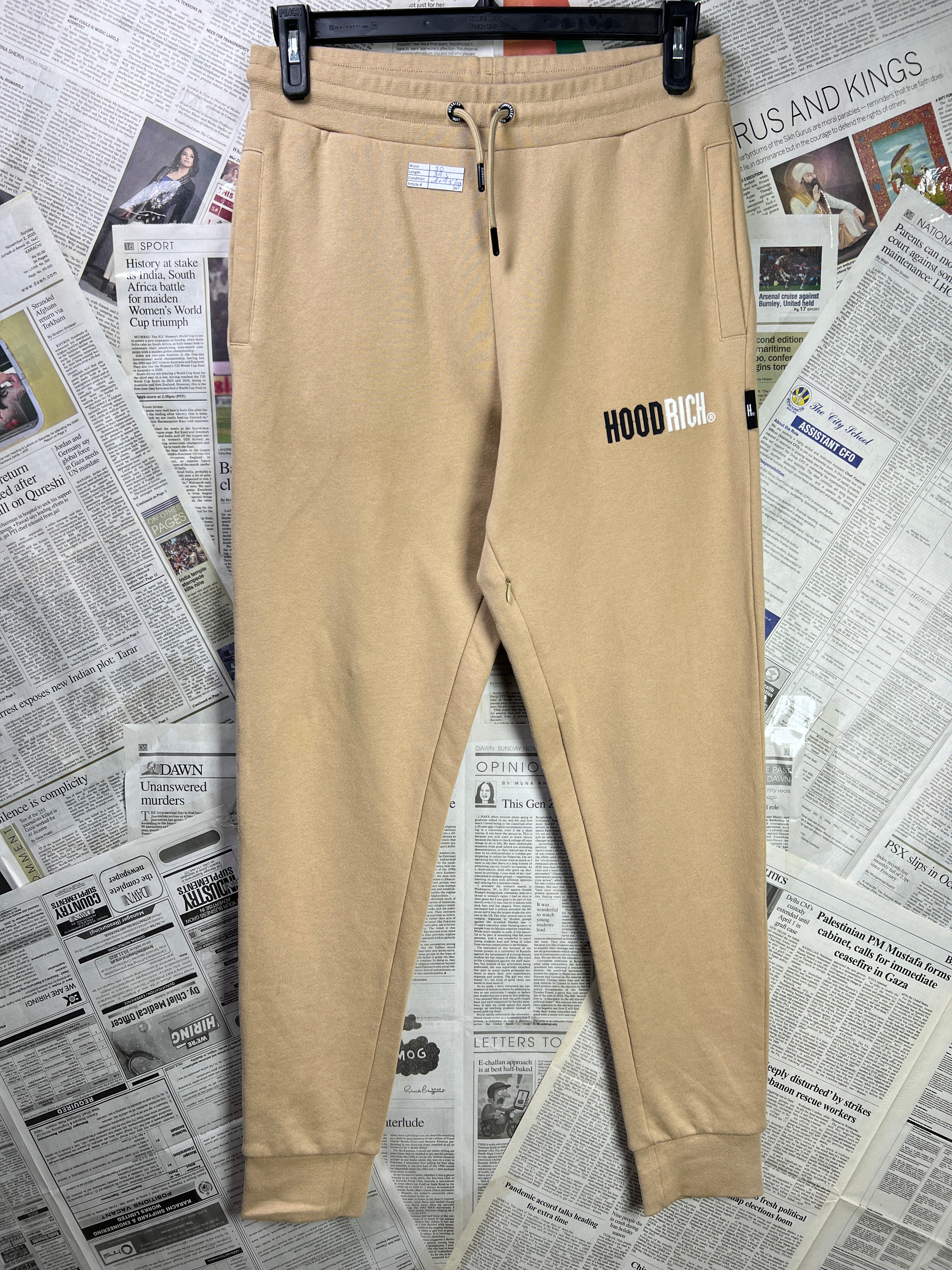 Hoodrich® Waist: 30" | Brown | Trouser | Cotton | 2632 - Genuine Maal