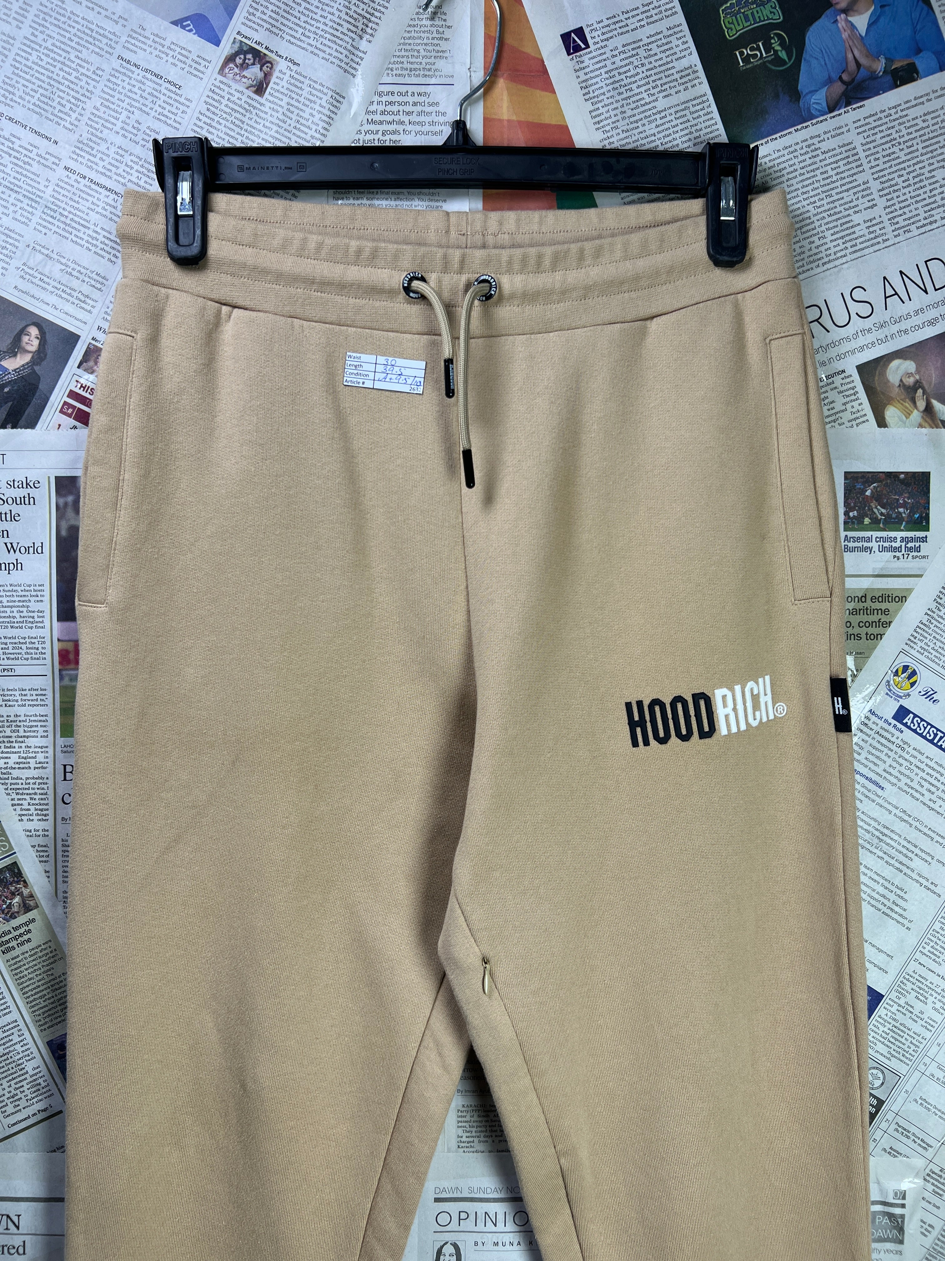 Hoodrich® Waist: 30" | Brown | Trouser | Cotton | 2632 - Genuine Maal