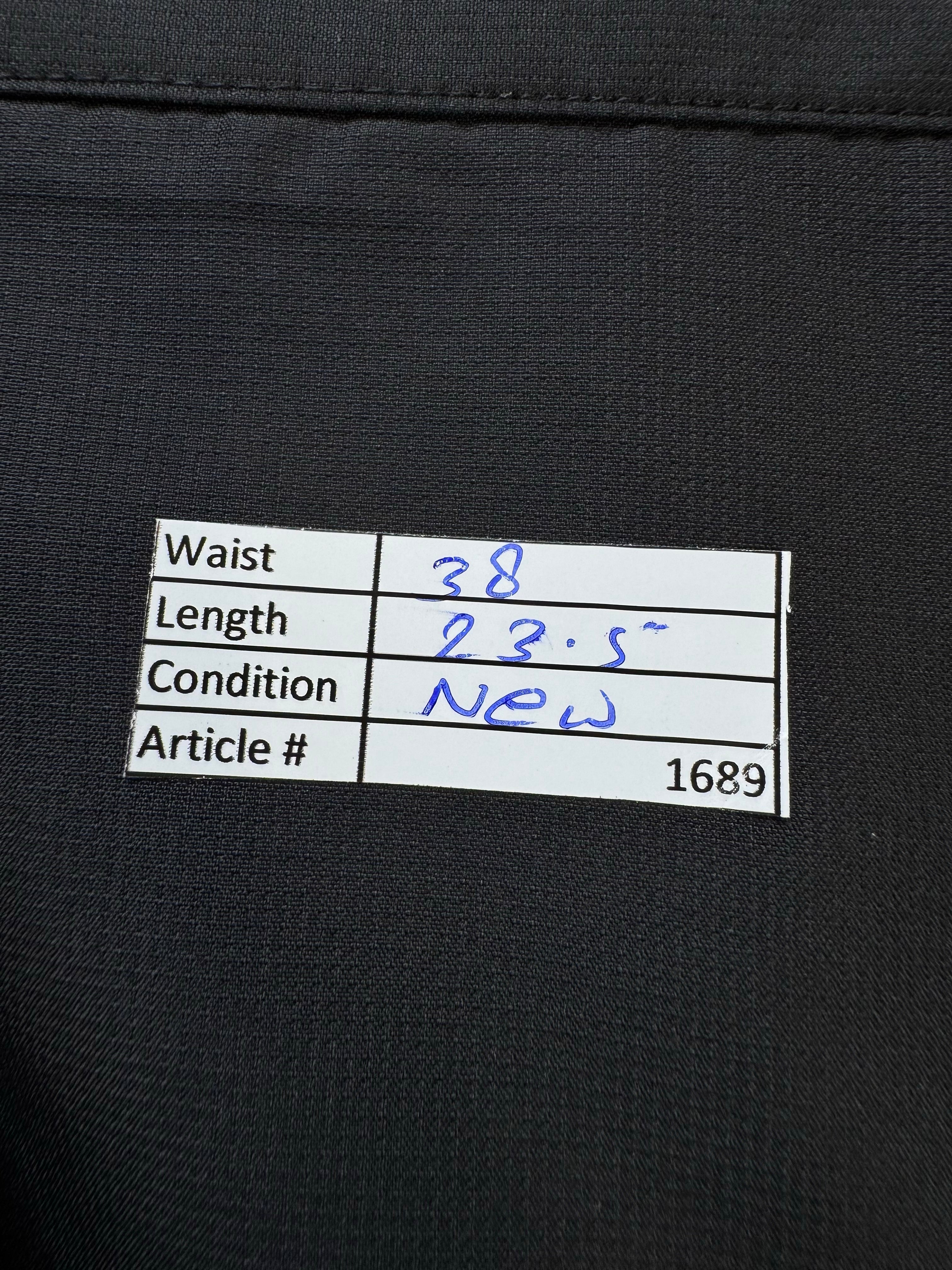 PNG® Waist: 38" | Black | Golf Shorts | Poly | 1689 - Genuine Maal