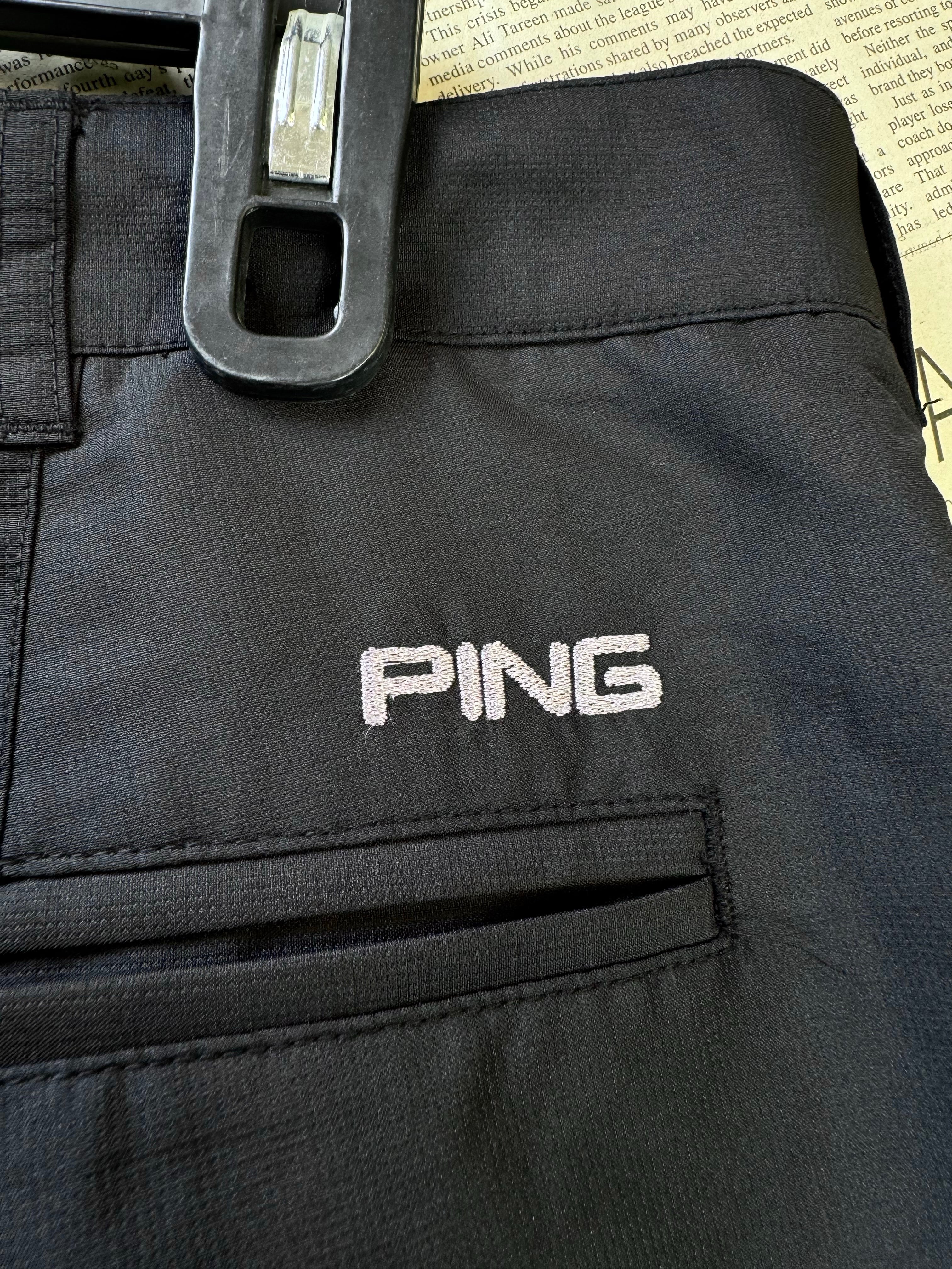 PNG® Waist: 38" | Black | Golf Shorts | Poly | 1689 - Genuine Maal
