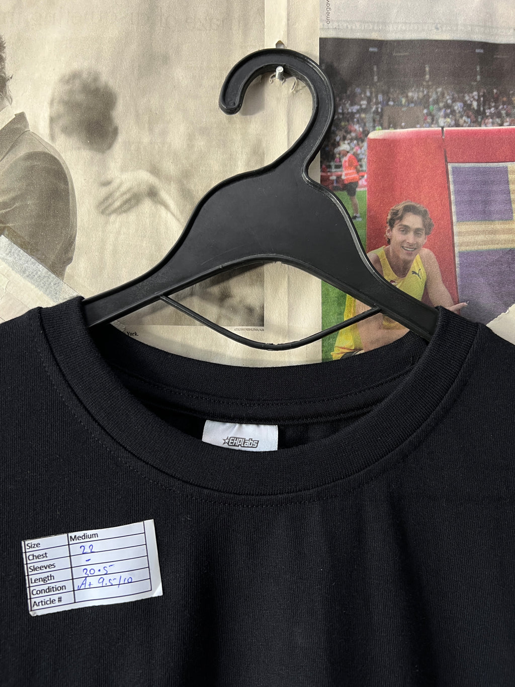 EHP Labs x Ghostbusters® Medium | Chest: 22 | Black | T-Shirt - Genuine Maal