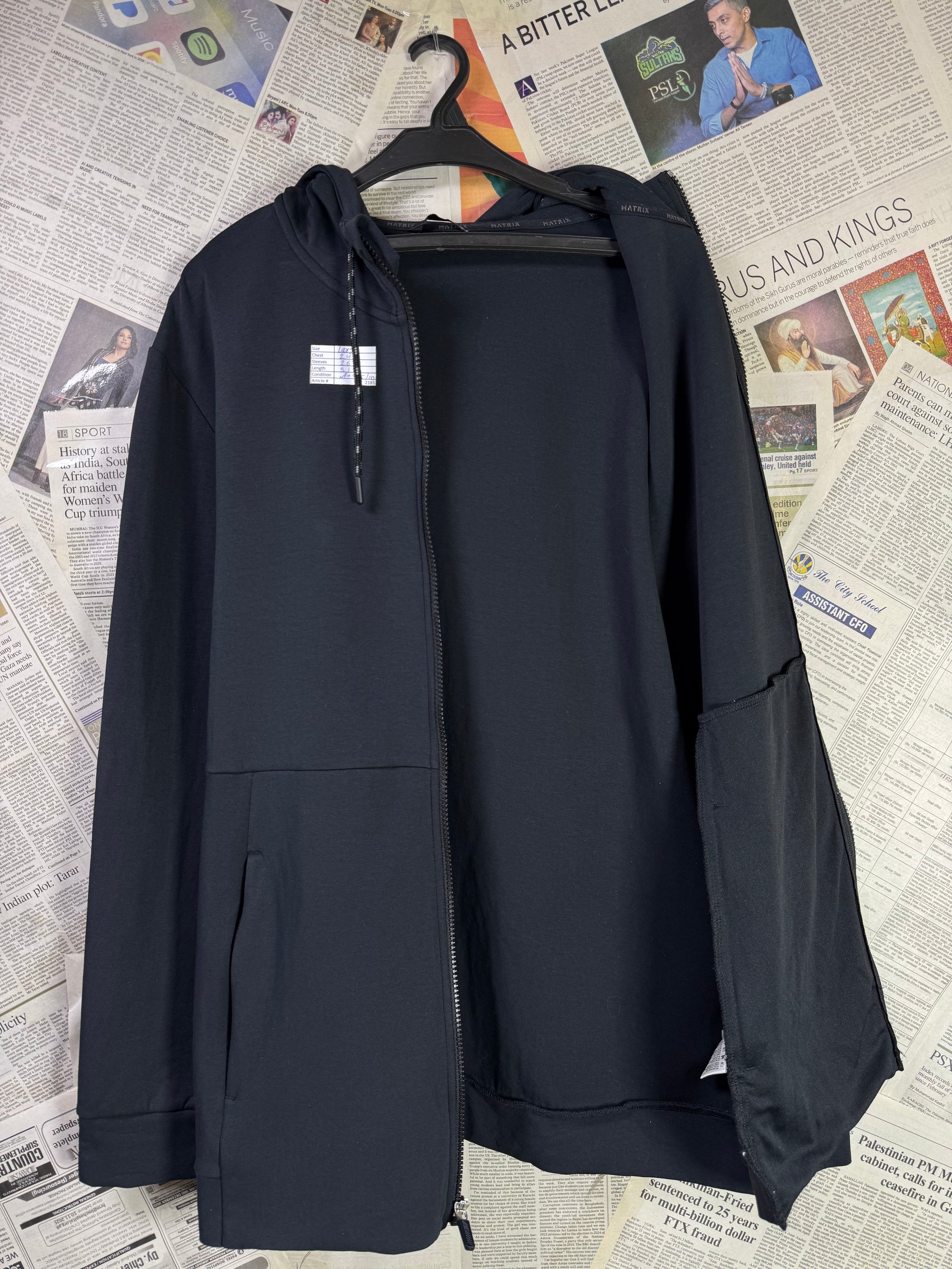 Matrix® Large | Chest: 24" | Jacket with Hoodie | Inner: Stretch | 2185 - Genuine Maal