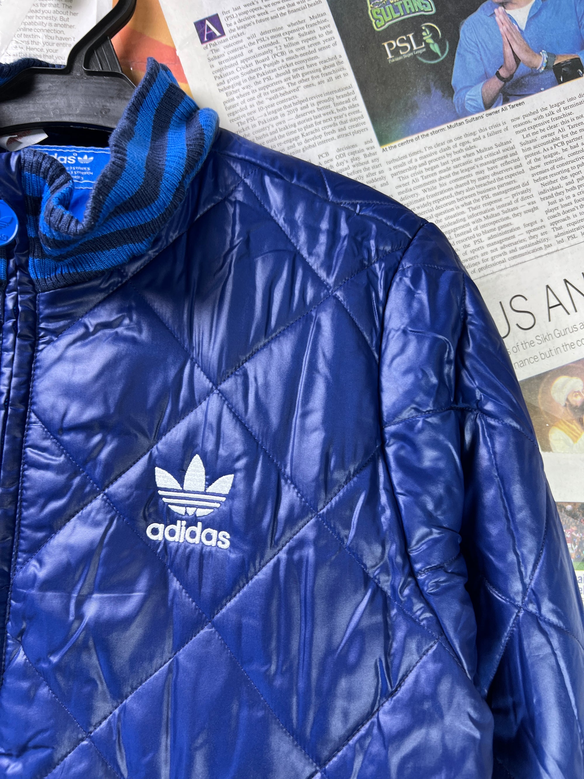 Kids - Adid*s® Small | Chest: 20" | Blue | Puffer Jacket | 1945 - Genuine Maal