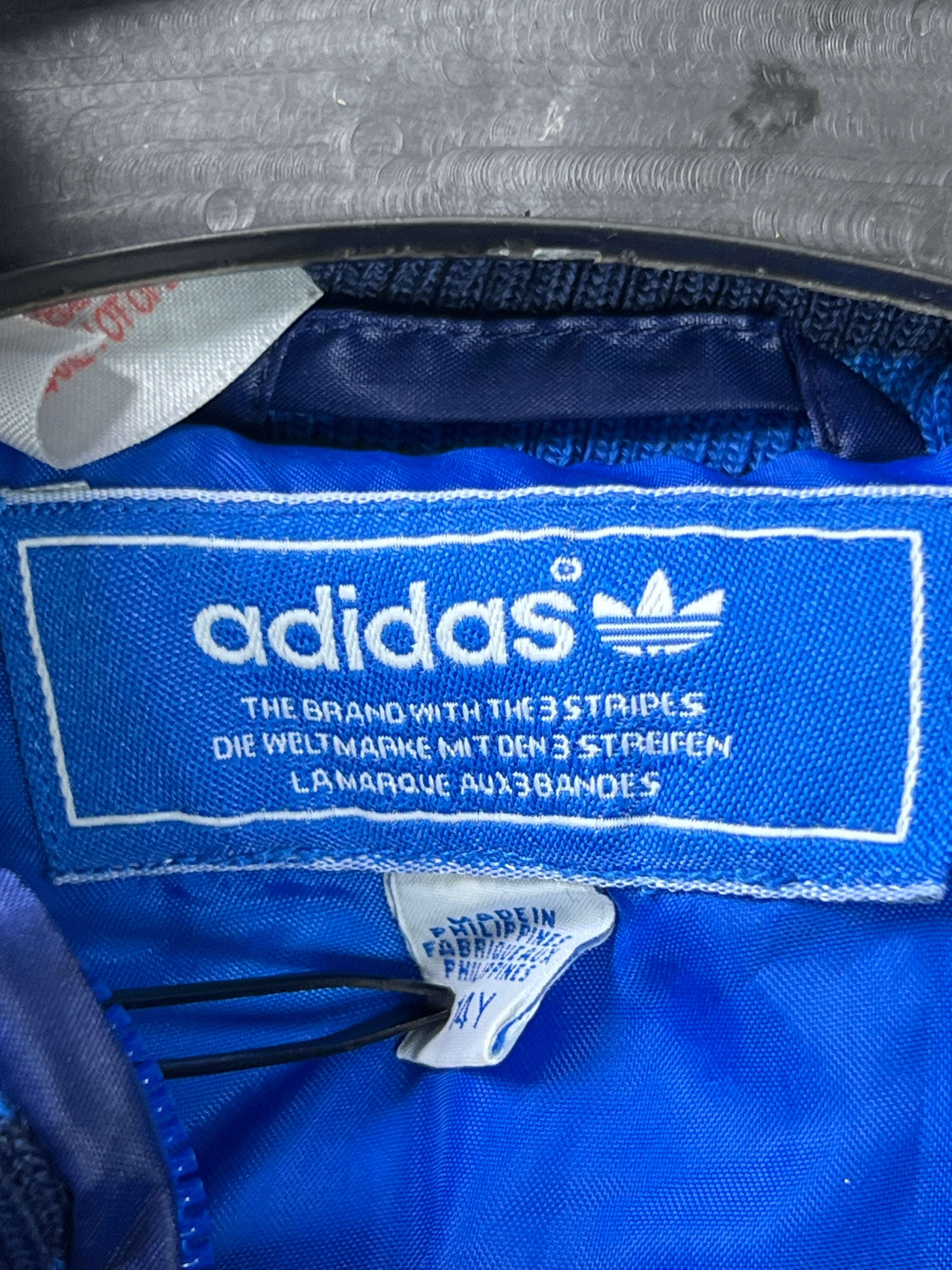 Kids - Adid*s® Small | Chest: 20" | Blue | Puffer Jacket | 1945 - Genuine Maal