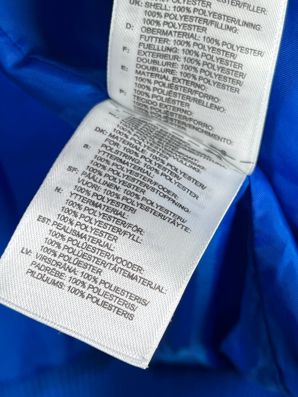 Kids - Adid*s® Small | Chest: 20" | Blue | Puffer Jacket | 1945 - Genuine Maal