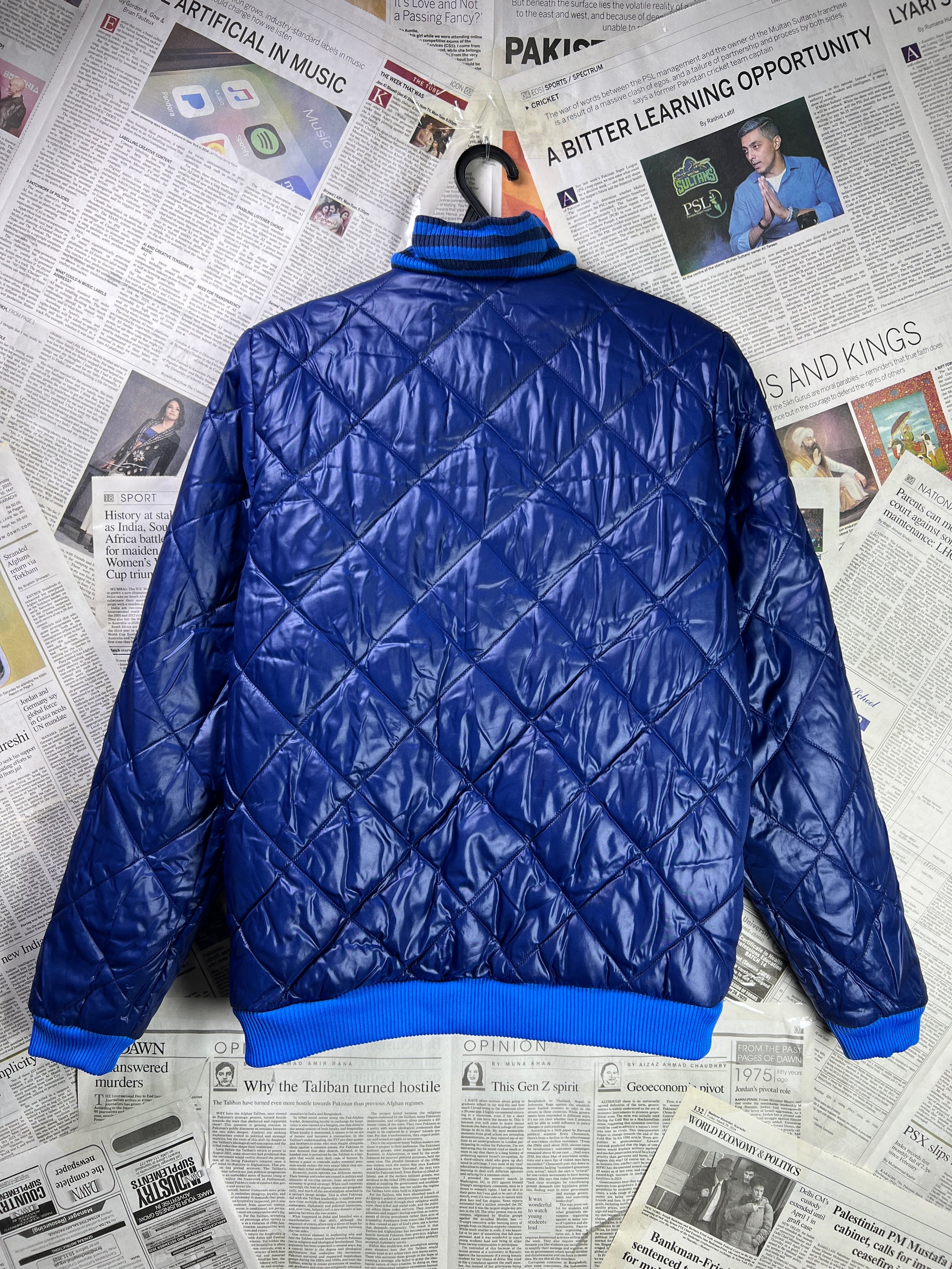 Kids - Adid*s® Small | Chest: 20" | Blue | Puffer Jacket | 1945 - Genuine Maal