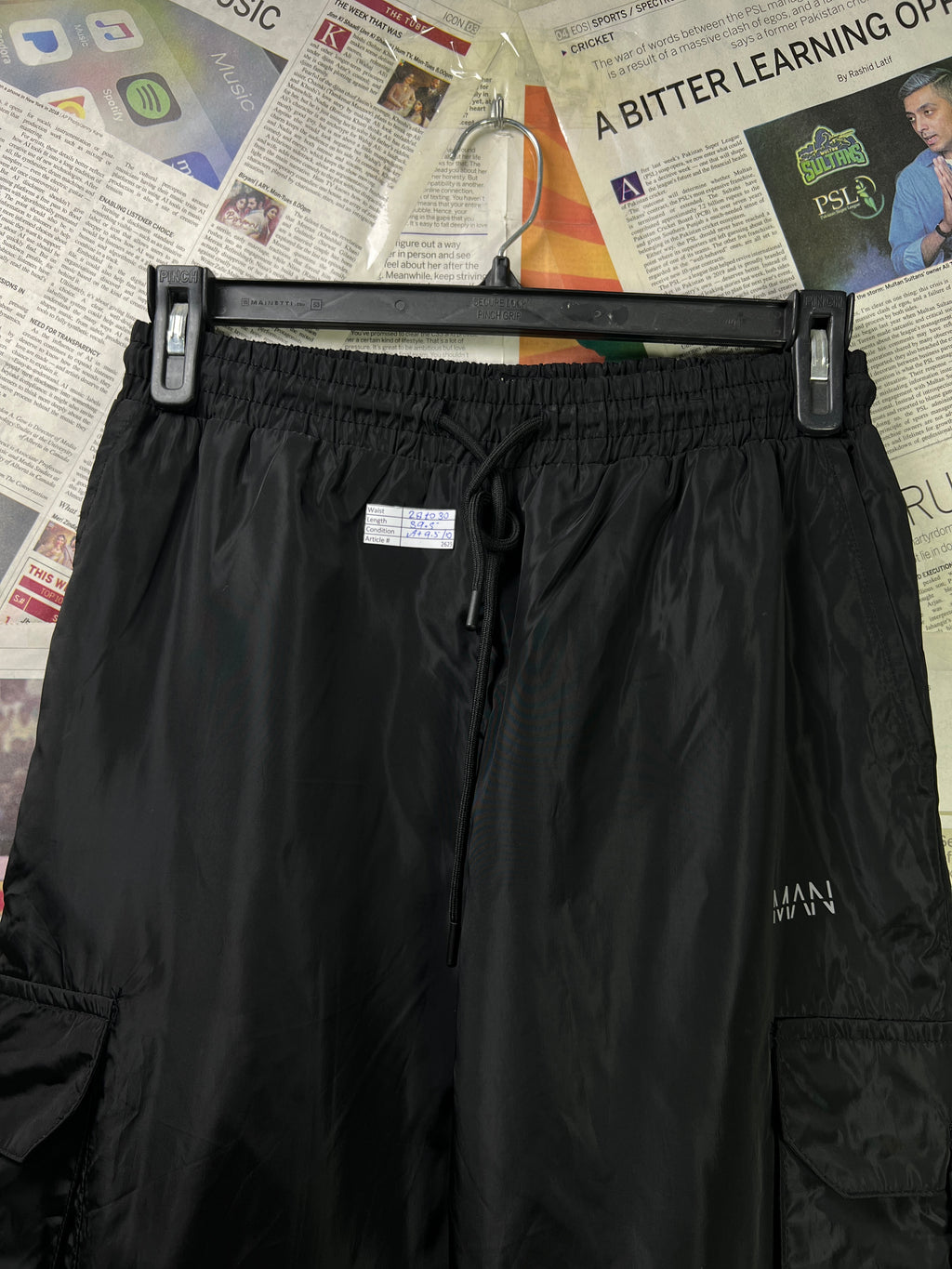MAN® Waist: 28" to 30" | Black | Cargo Trouser | Poly | 2625 - Genuine Maal