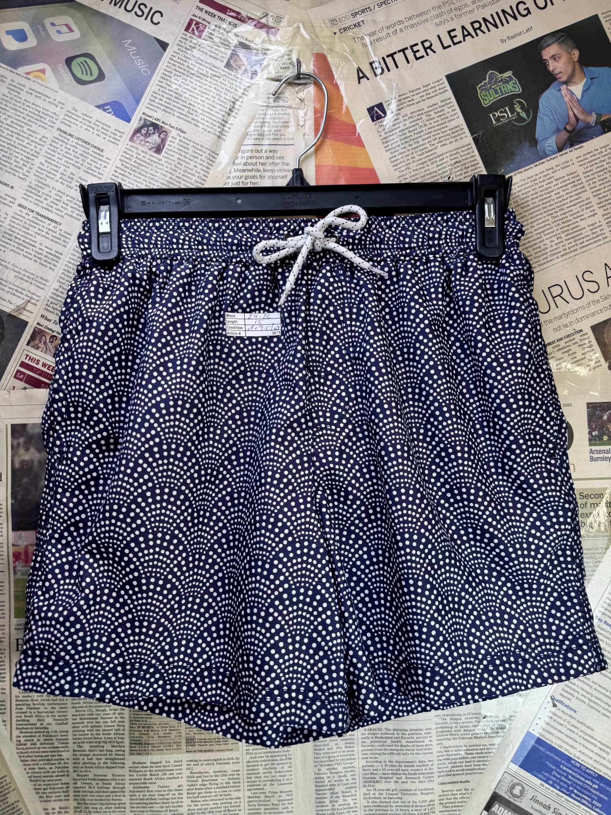 George® Waist: 24" to 26" | Swim Shorts | Poly | 1678 - Genuine Maal