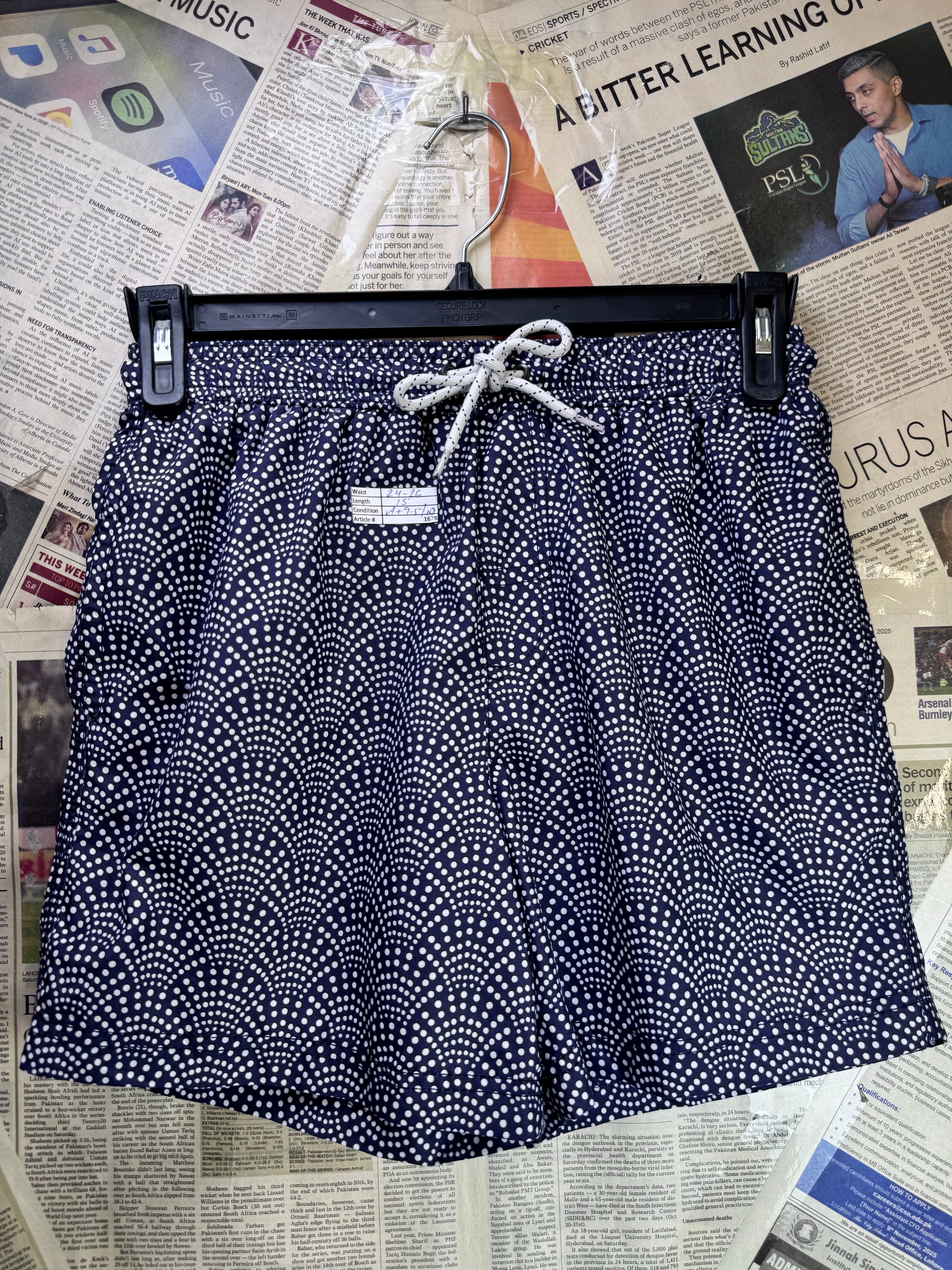 George® Waist: 24" to 26" | Swim Shorts | Poly | 1678 - Genuine Maal