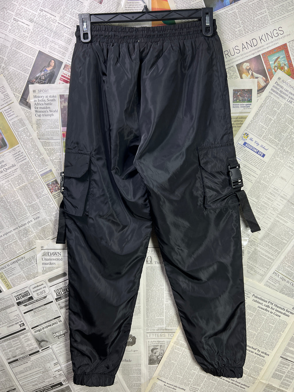 MAN® Waist: 28" to 30" | Black | Cargo Trouser | Poly | 2625 - Genuine Maal