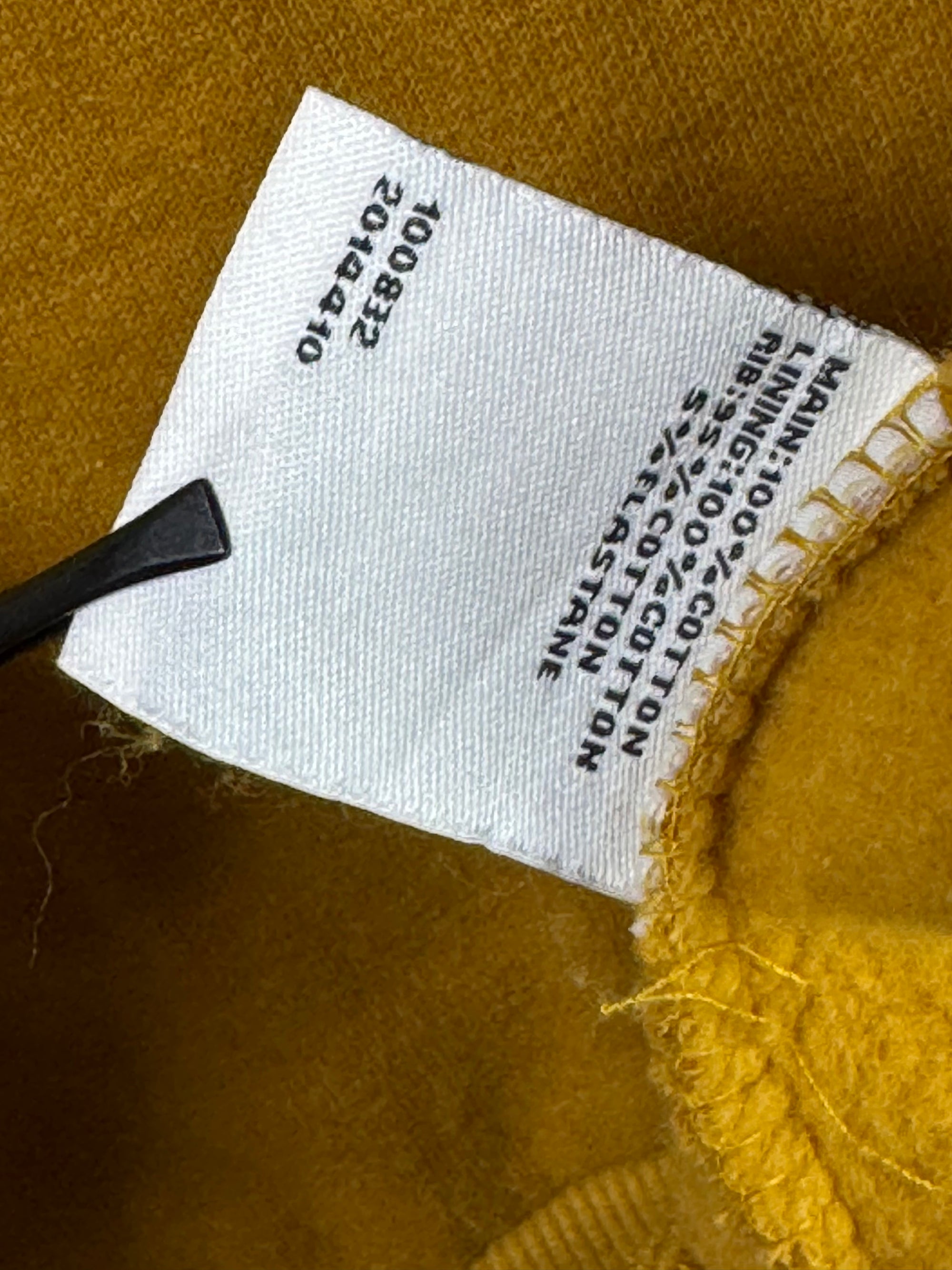 Clothing & Footwear® XXL | Chest: 28" | Mustard | Jacket with Hoodie | Cotton | 2190 - Genuine Maal