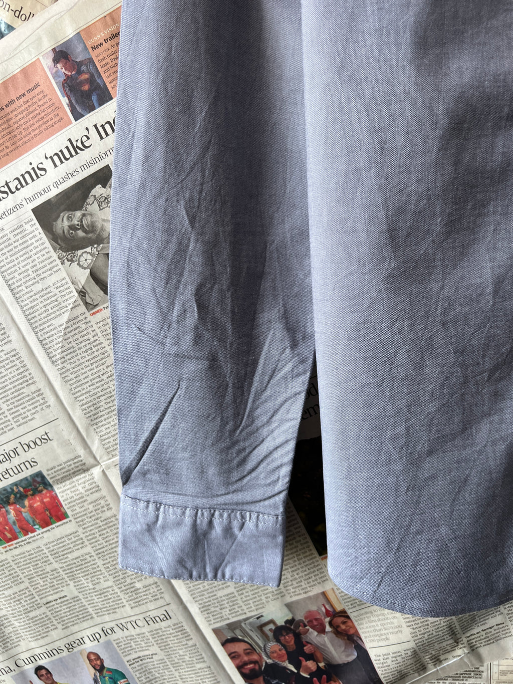 Topman® Small | Chest: 20.5" | Grey | Shirt - Genuine Maal