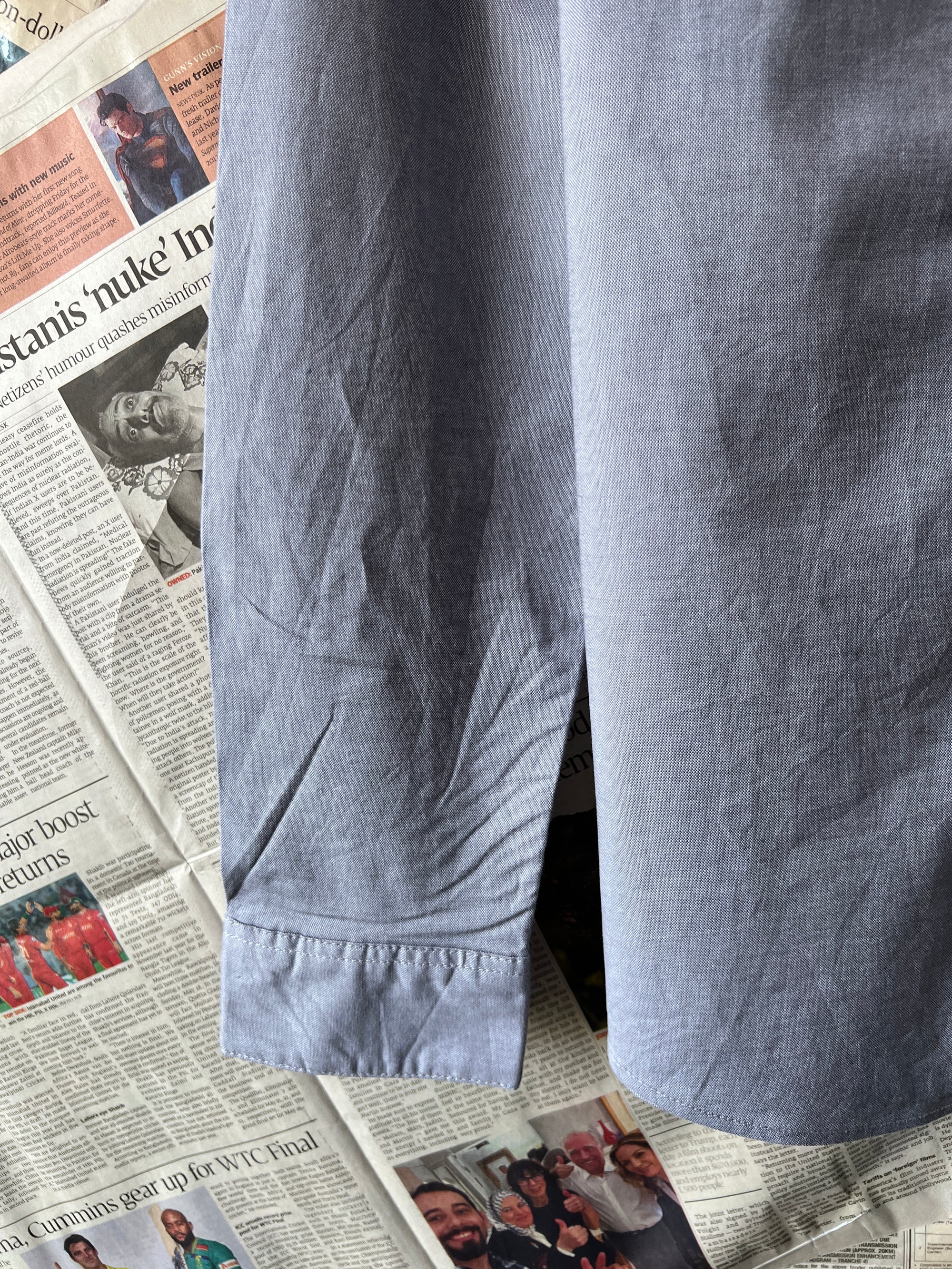 Topman® Small | Chest: 20.5" | Grey | Shirt - Genuine Maal