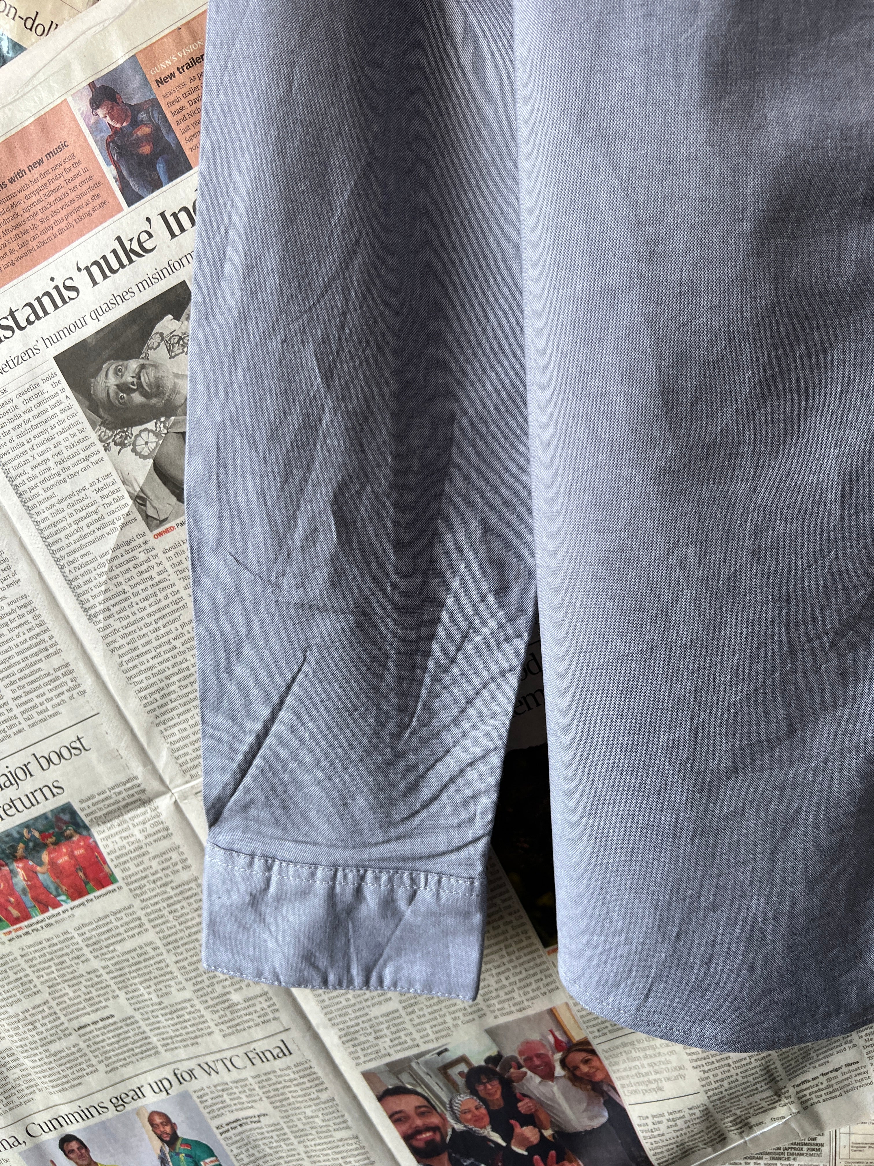 Topman® Small | Chest: 20.5" | Grey | Shirt - Genuine Maal