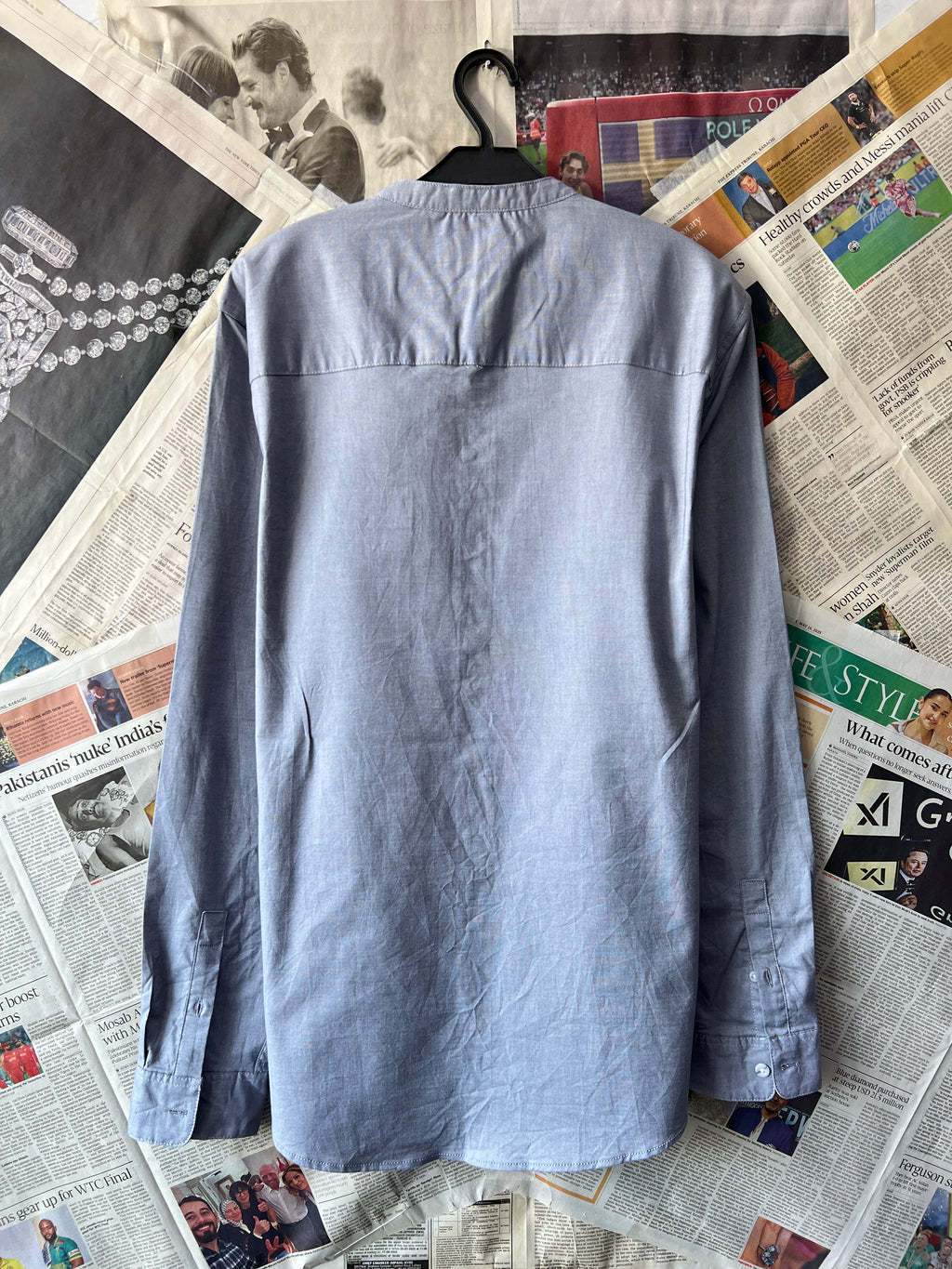 Topman® Small | Chest: 20.5" | Grey | Shirt - Genuine Maal