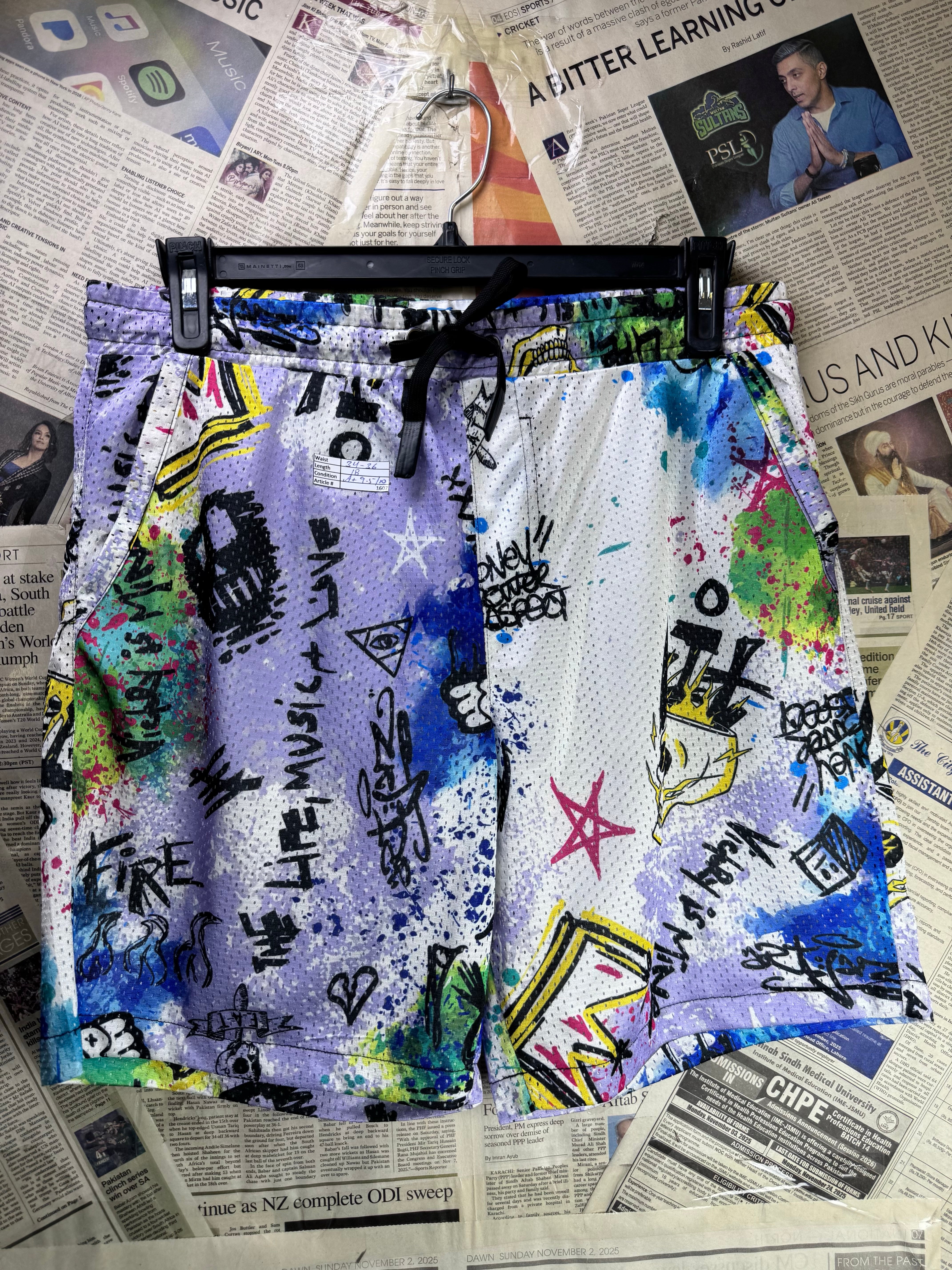 Fresh® Waist: 34" to 36" | Blue | Swim Shorts | Poly | 1607 - Genuine Maal