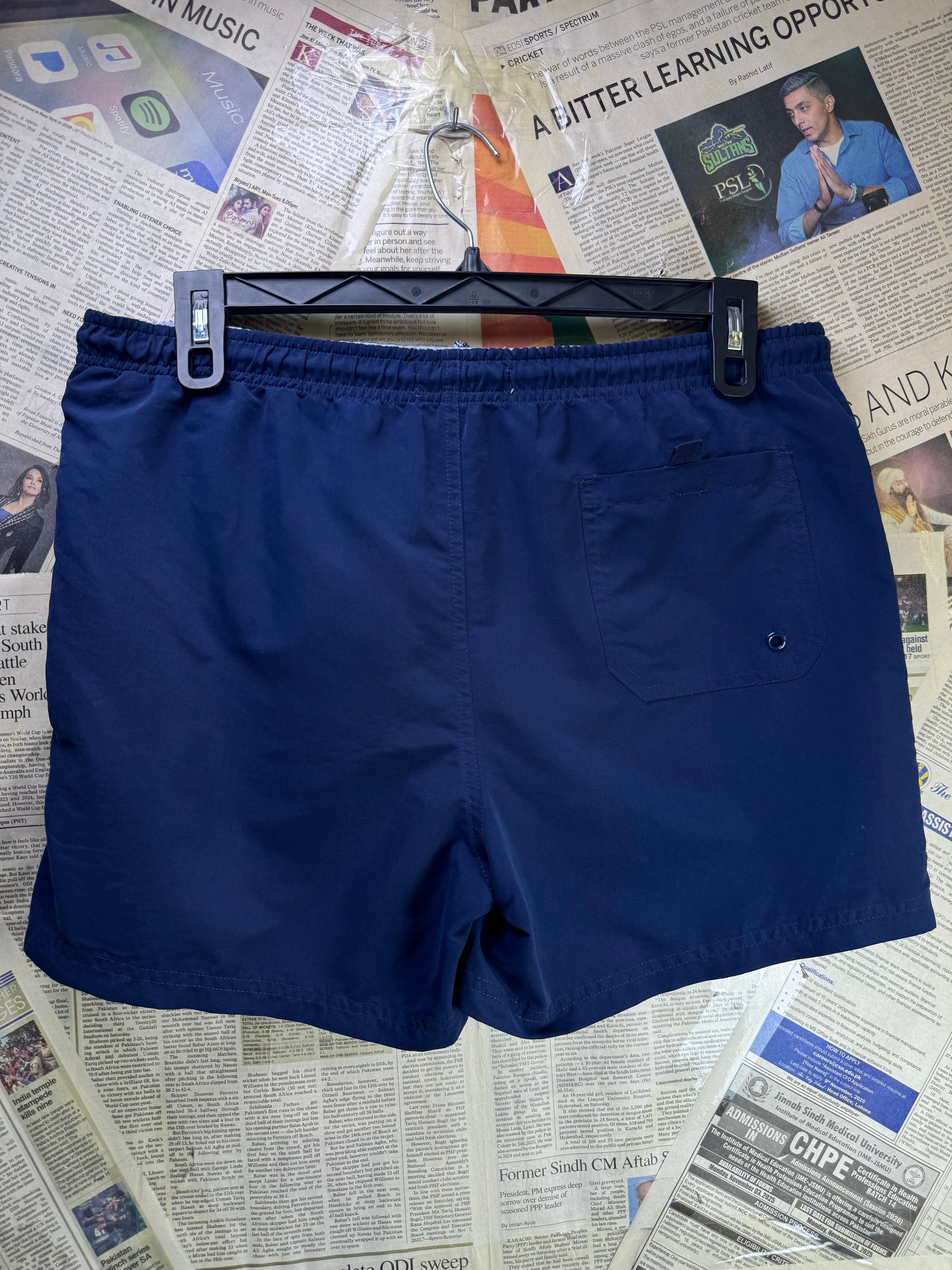 Primark® Waist: 34" to 36" | Blue | Swim Shorts | Poly | 1604 - Genuine Maal